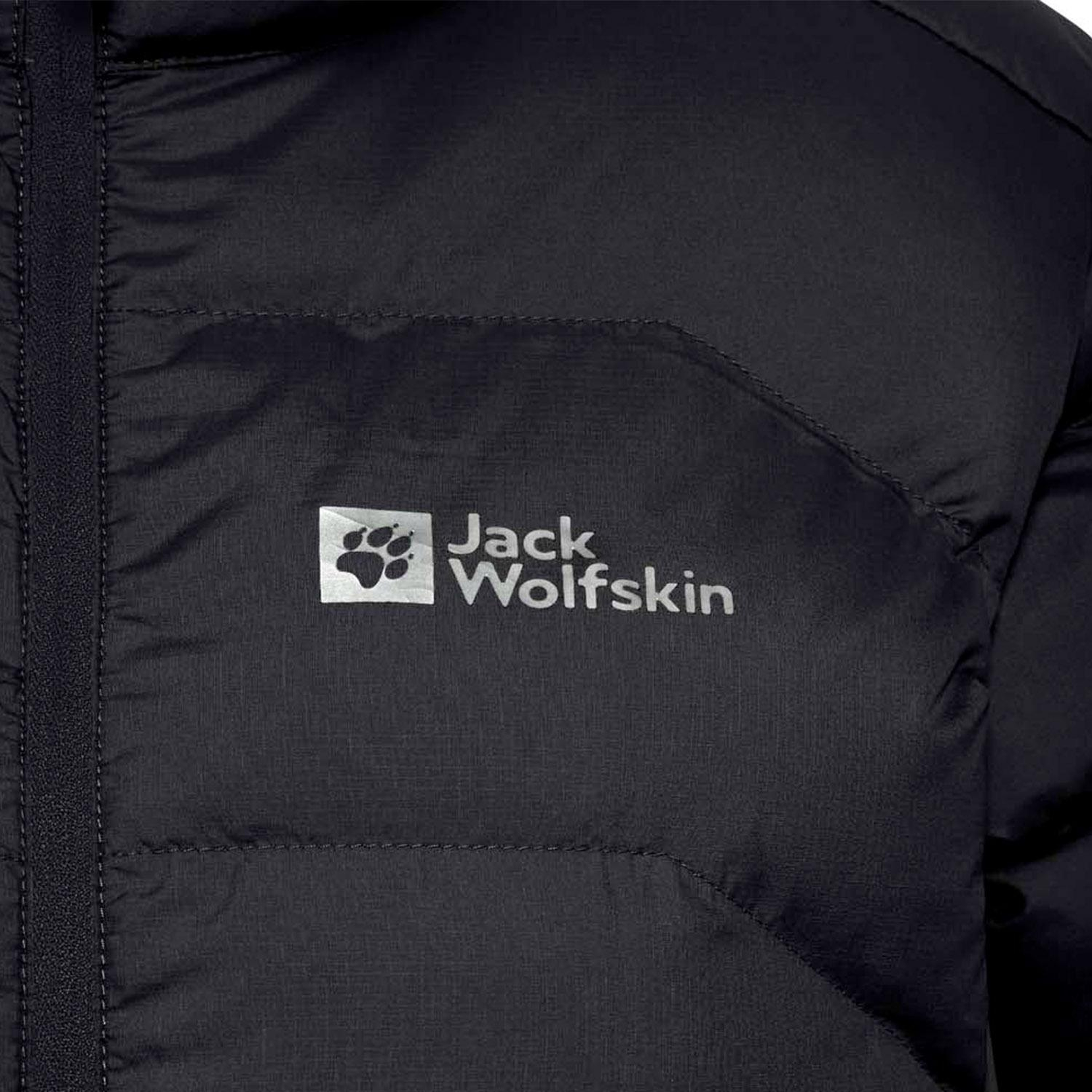 Jack Wolfskin Ather Do Hoody Rds Kadın Siyah Outdoor Ceketi
