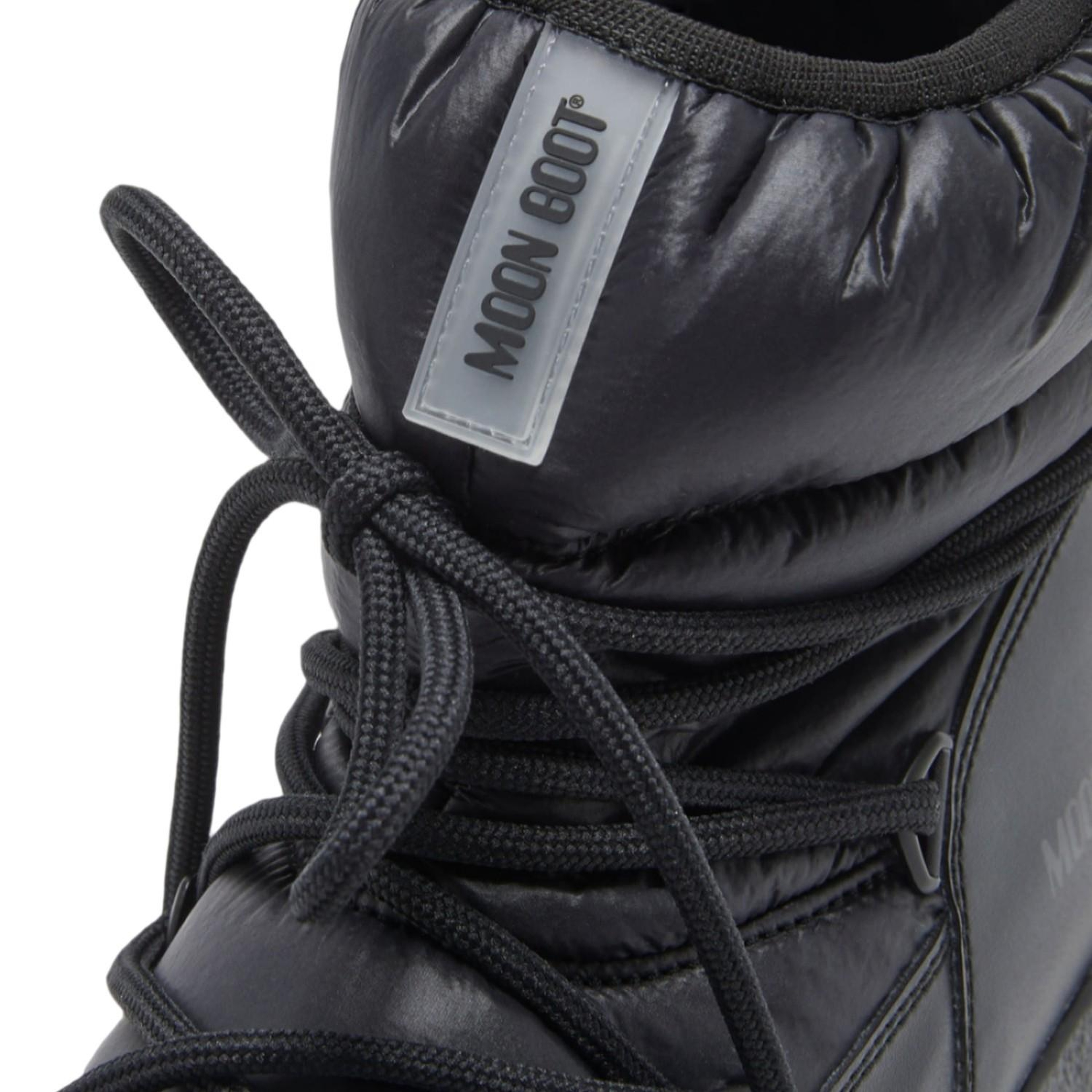 Moon Boot Mb Ltrack Low Nylon Waterproof Kadın Siyah Kar Botu