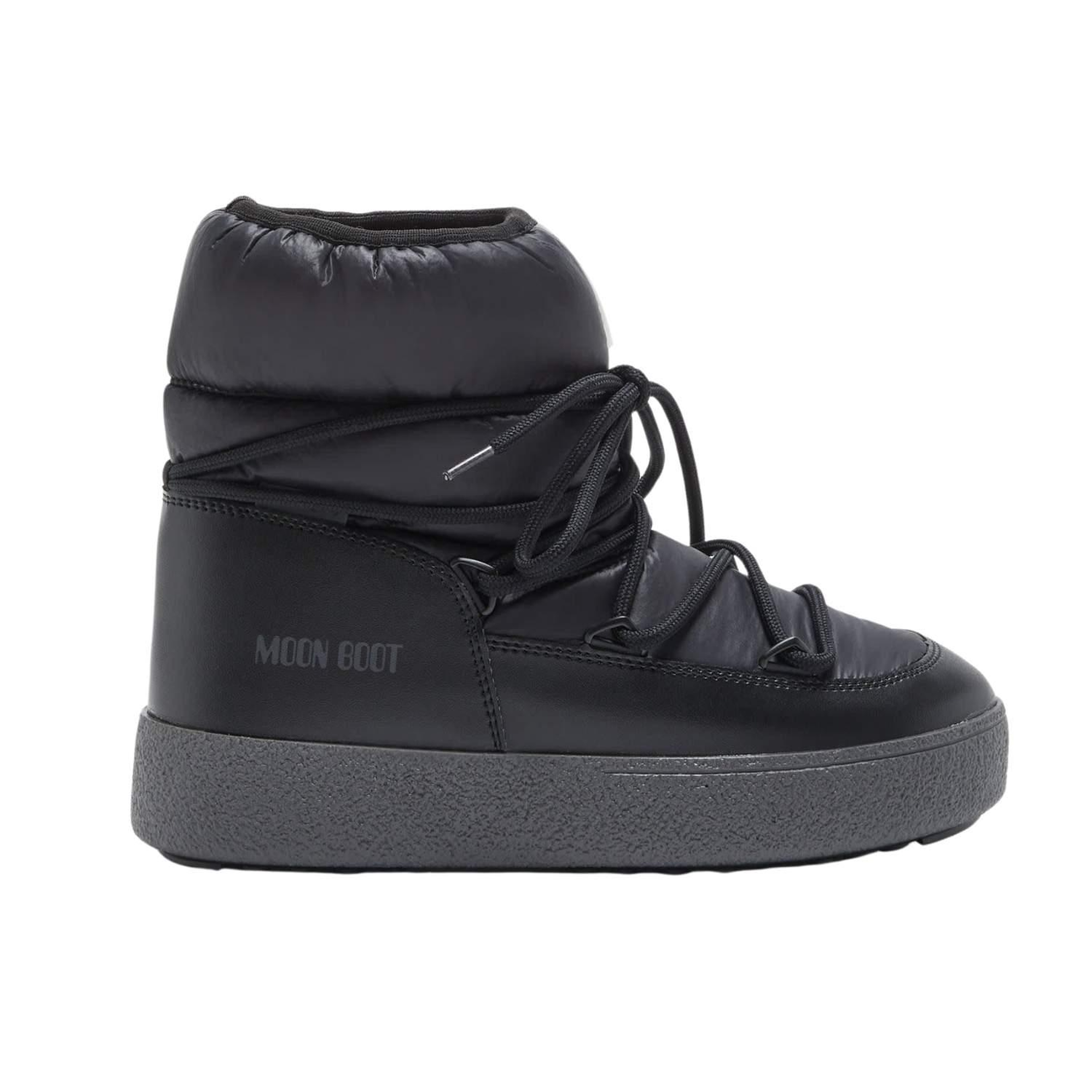 Moon Boot Mb Ltrack Low Nylon Waterproof Kadın Siyah Kar Botu