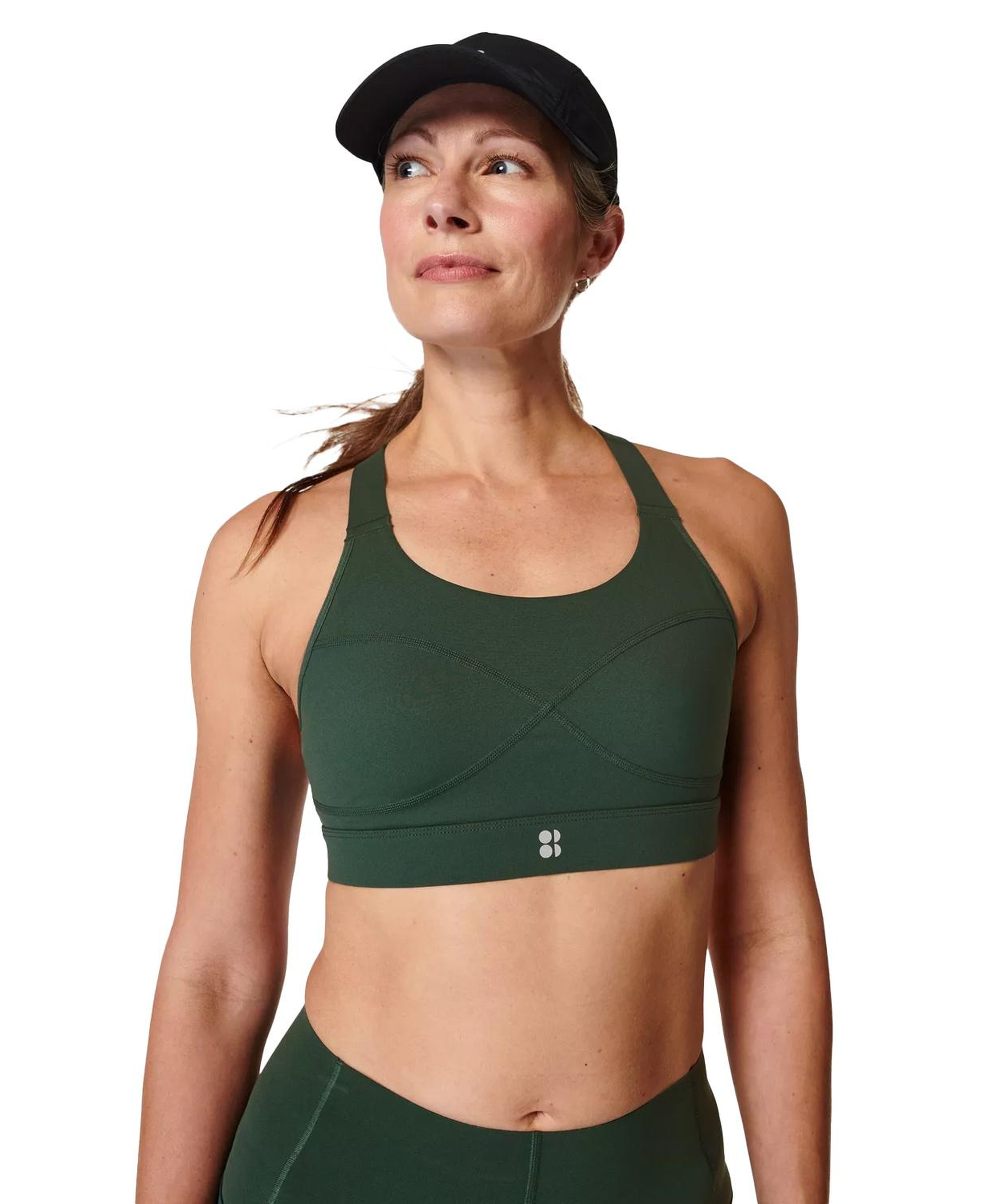 Sweaty Betty Power Medium Support Sports Bra Kadın Yeşil Fitness Bra