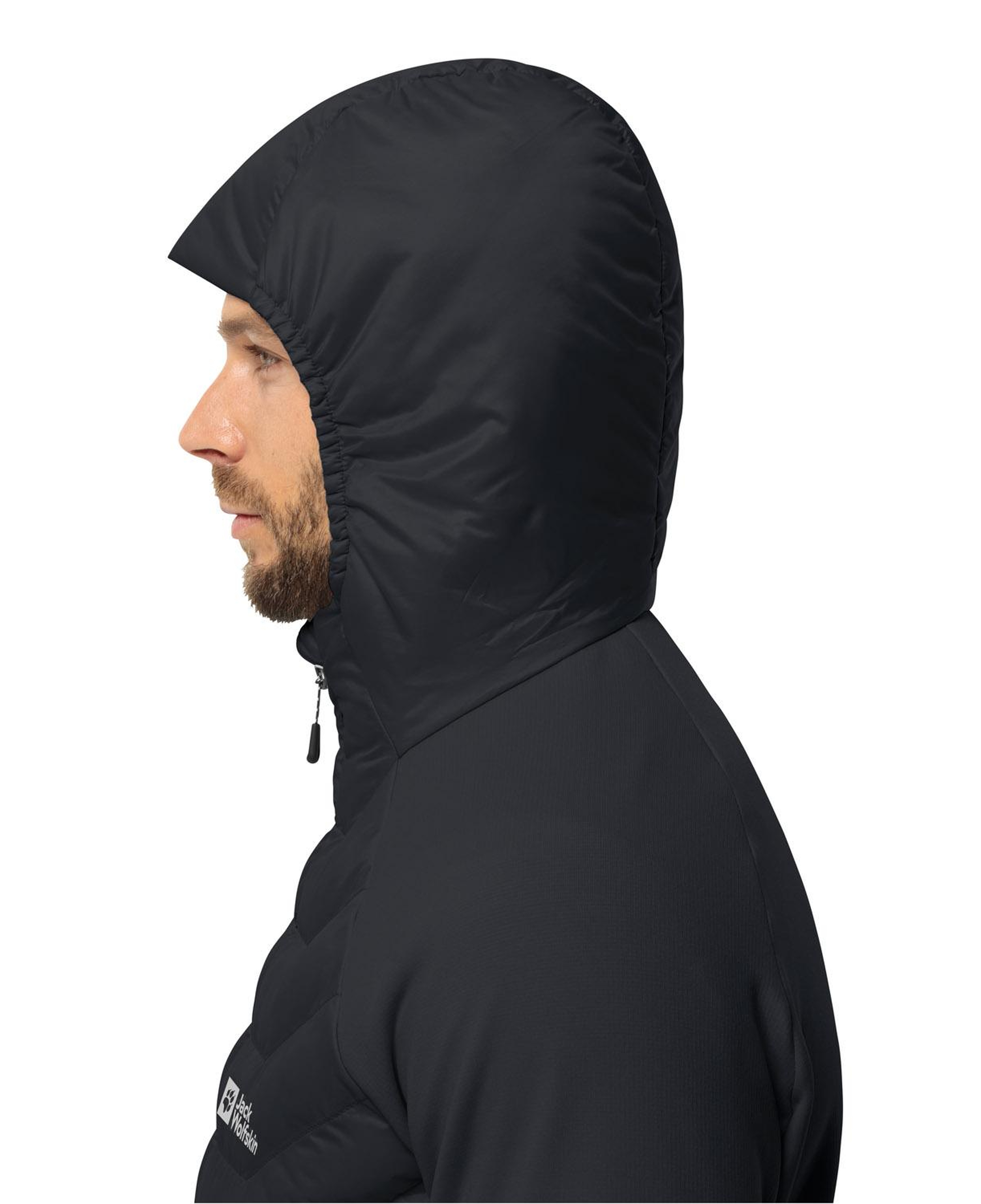 Jack Wolfskin Routeburn Pro Hybrid Erkek Siyah Outdoor Ceketi