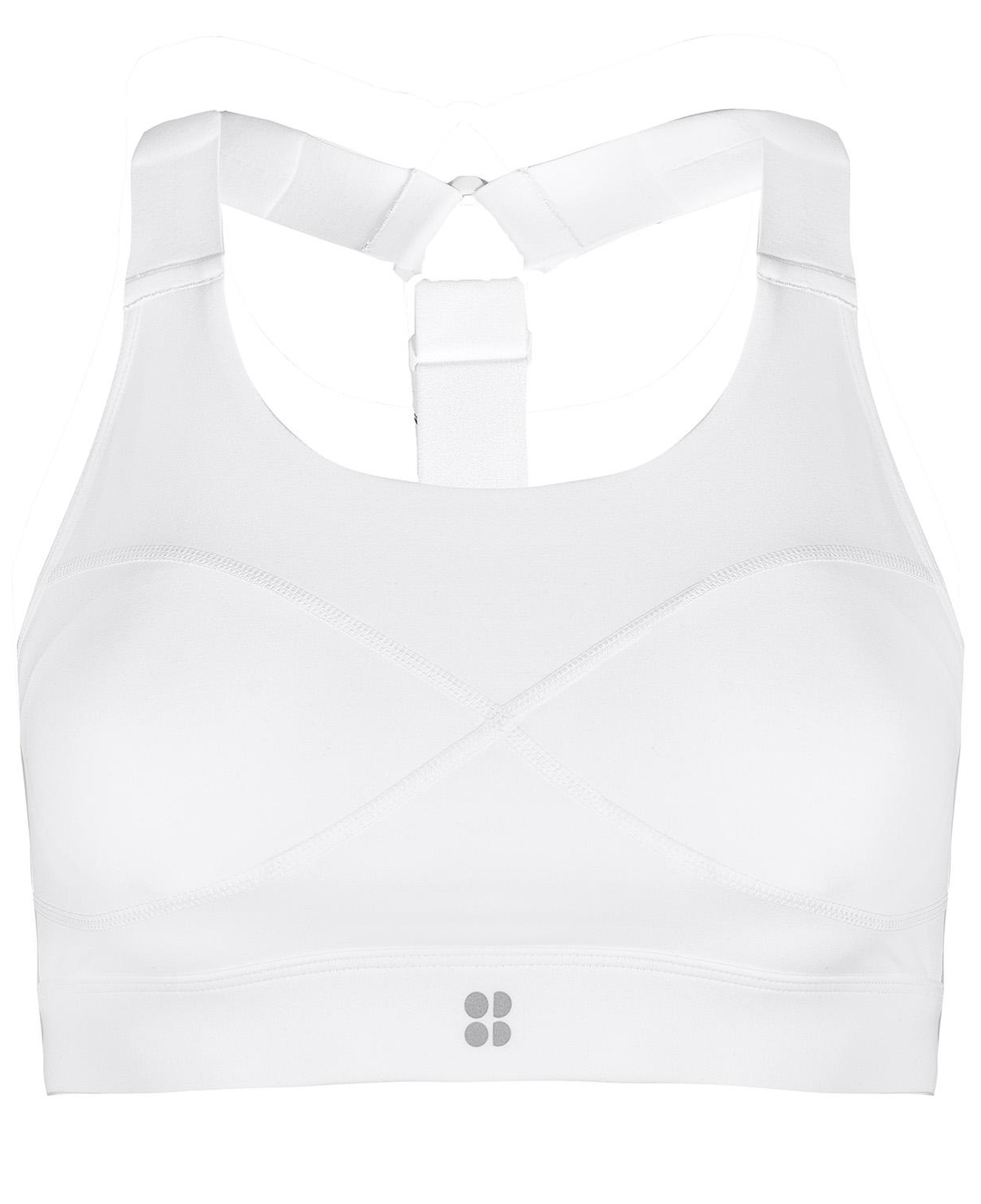 Sweaty Betty Power Medium Impact Sports Bra Kadın Beyaz Fitness Bra