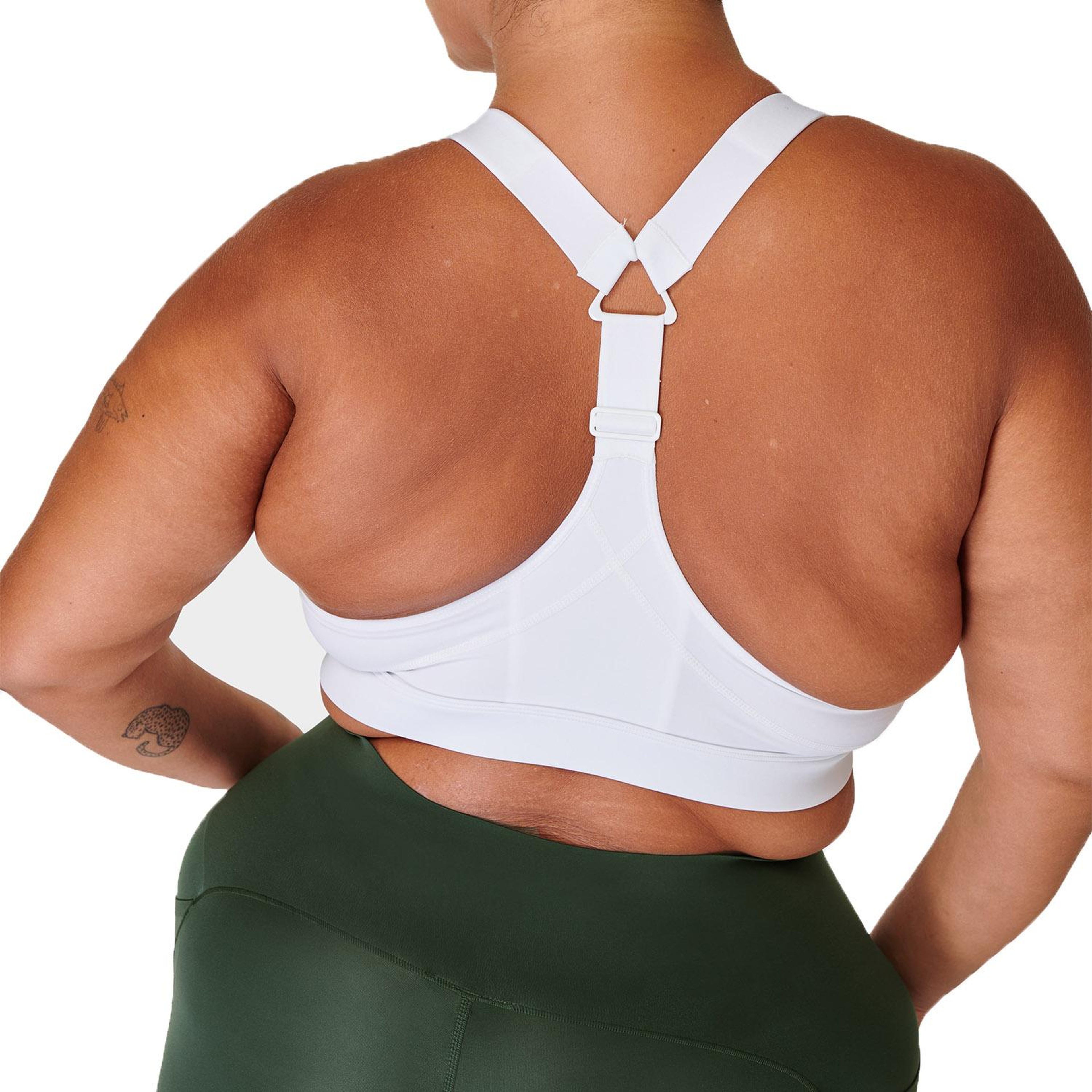Sweaty Betty Power Medium Impact Sports Bra Kadın Beyaz Fitness Bra