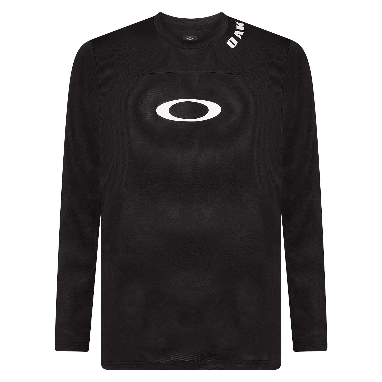 Oakley Free Ride Rc Ls Jersey Erkek Siyah Tişört