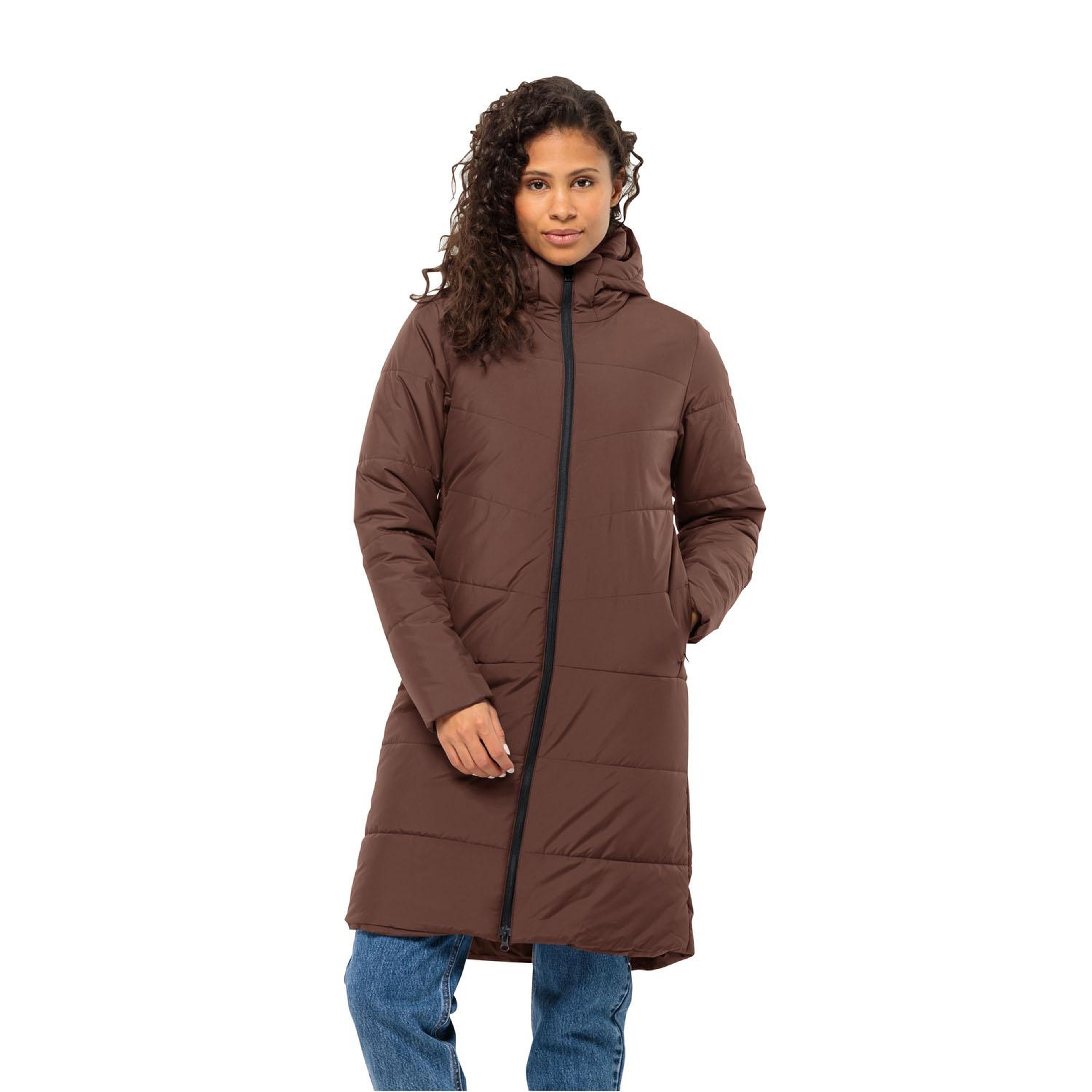 Jack Wolfskin Deutzer Kadın Kahverengi Outdoor Ceketi