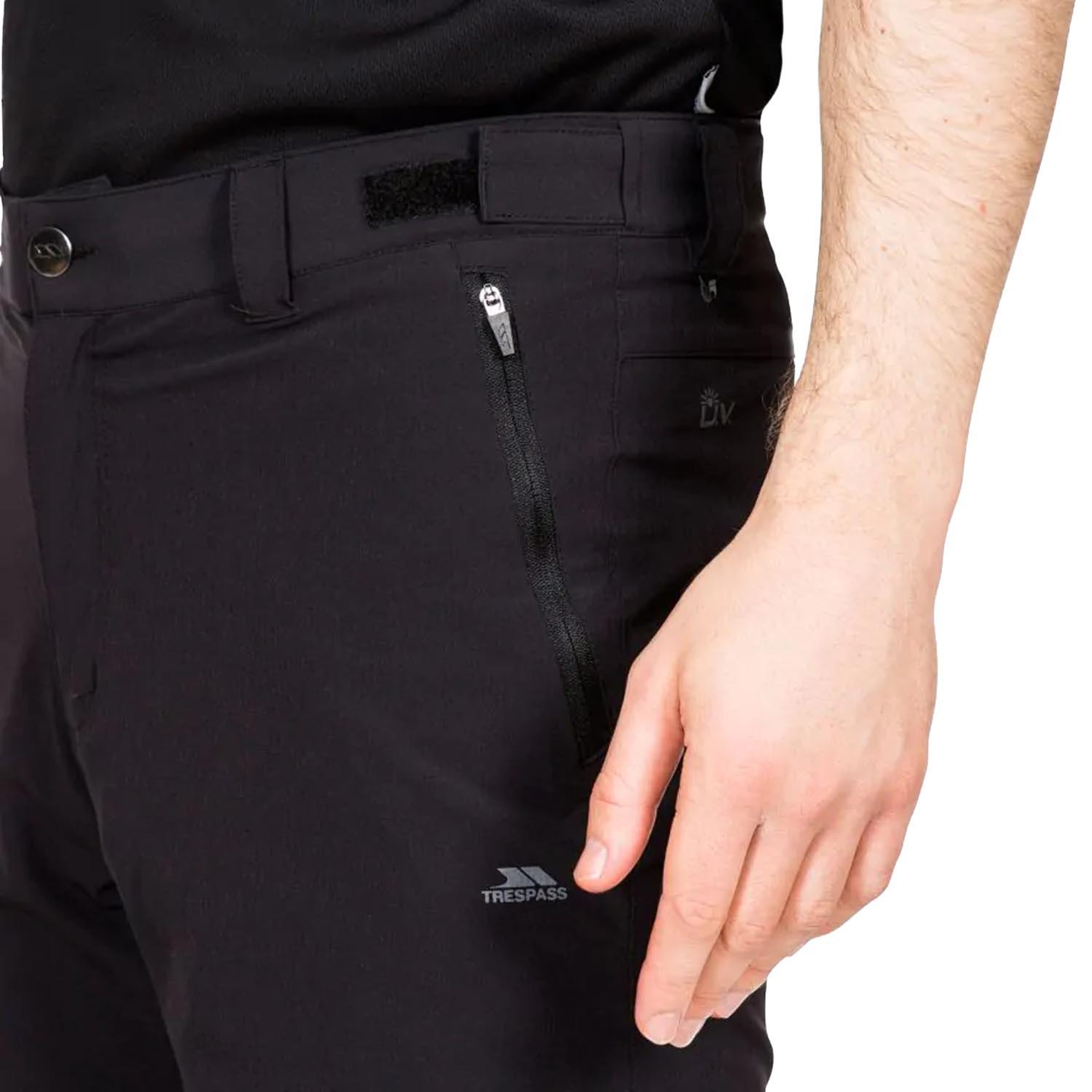Trespass Gatesgillwell B - Adventure Shorts Erkek Siyah Şort
