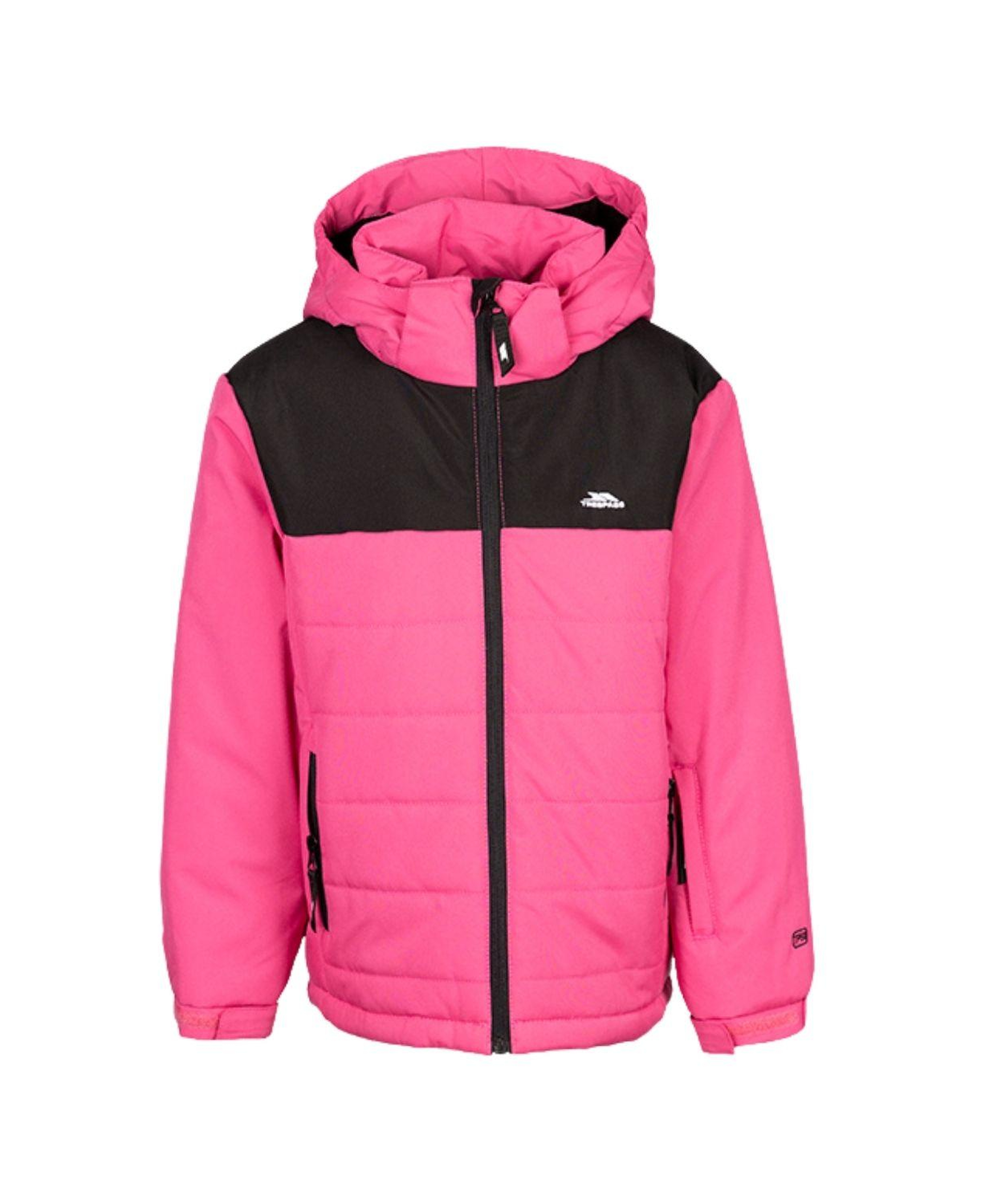 Trespass Halston - Ski Unisex Çocuk Pembe Kayak Ceketi