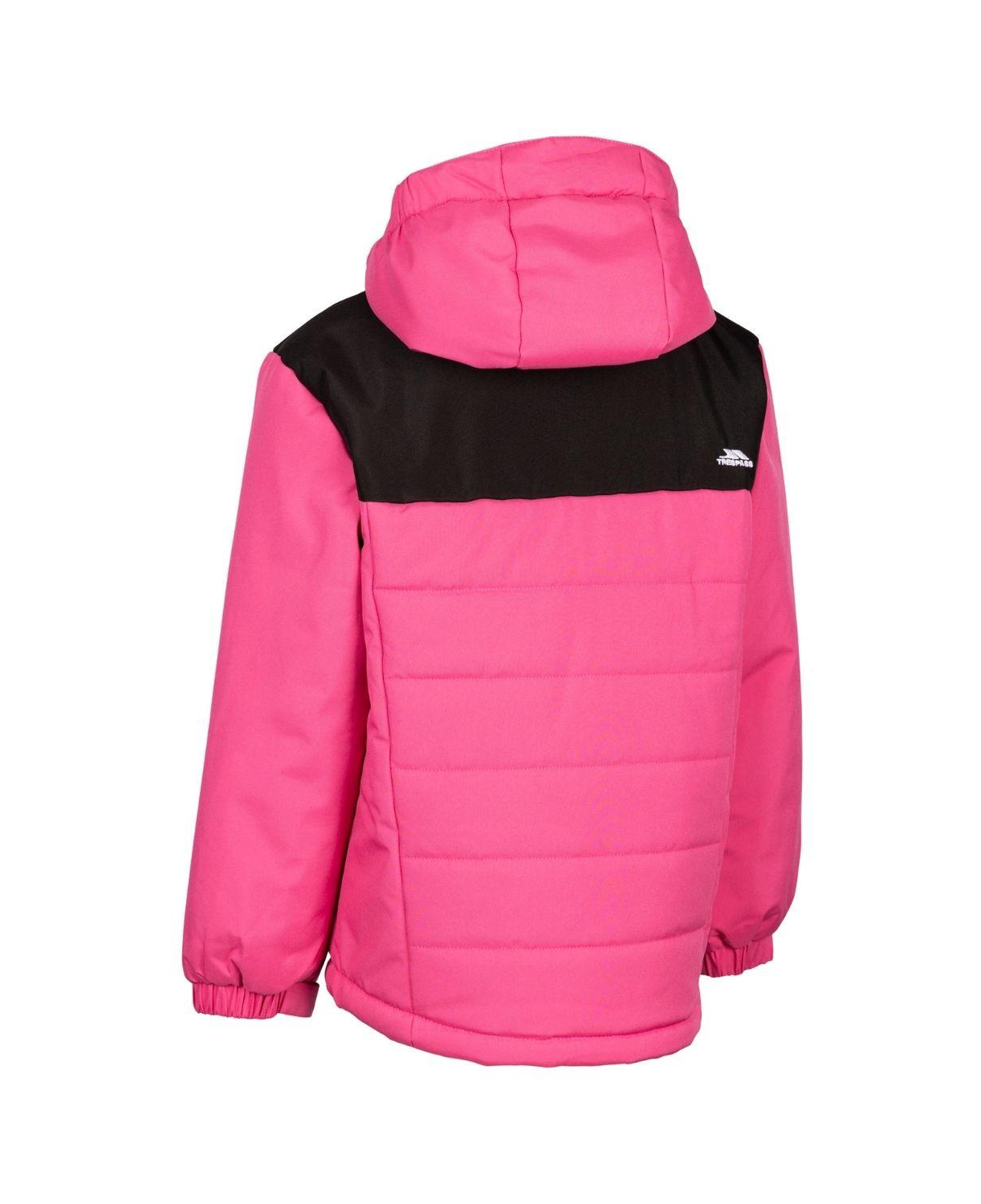 Trespass Halston - Ski Unisex Çocuk Pembe Kayak Ceketi