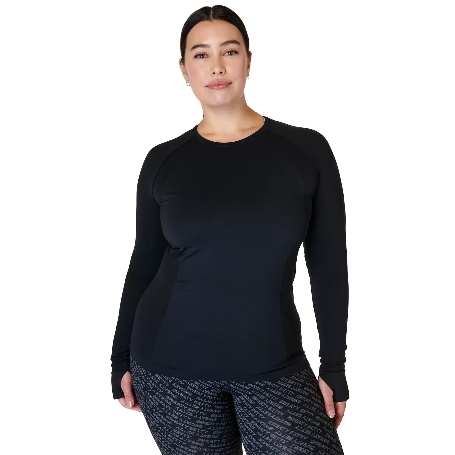Sweaty Betty Athlete Seamless Workout Long Sleeve Top Kadın Fitness Tişört