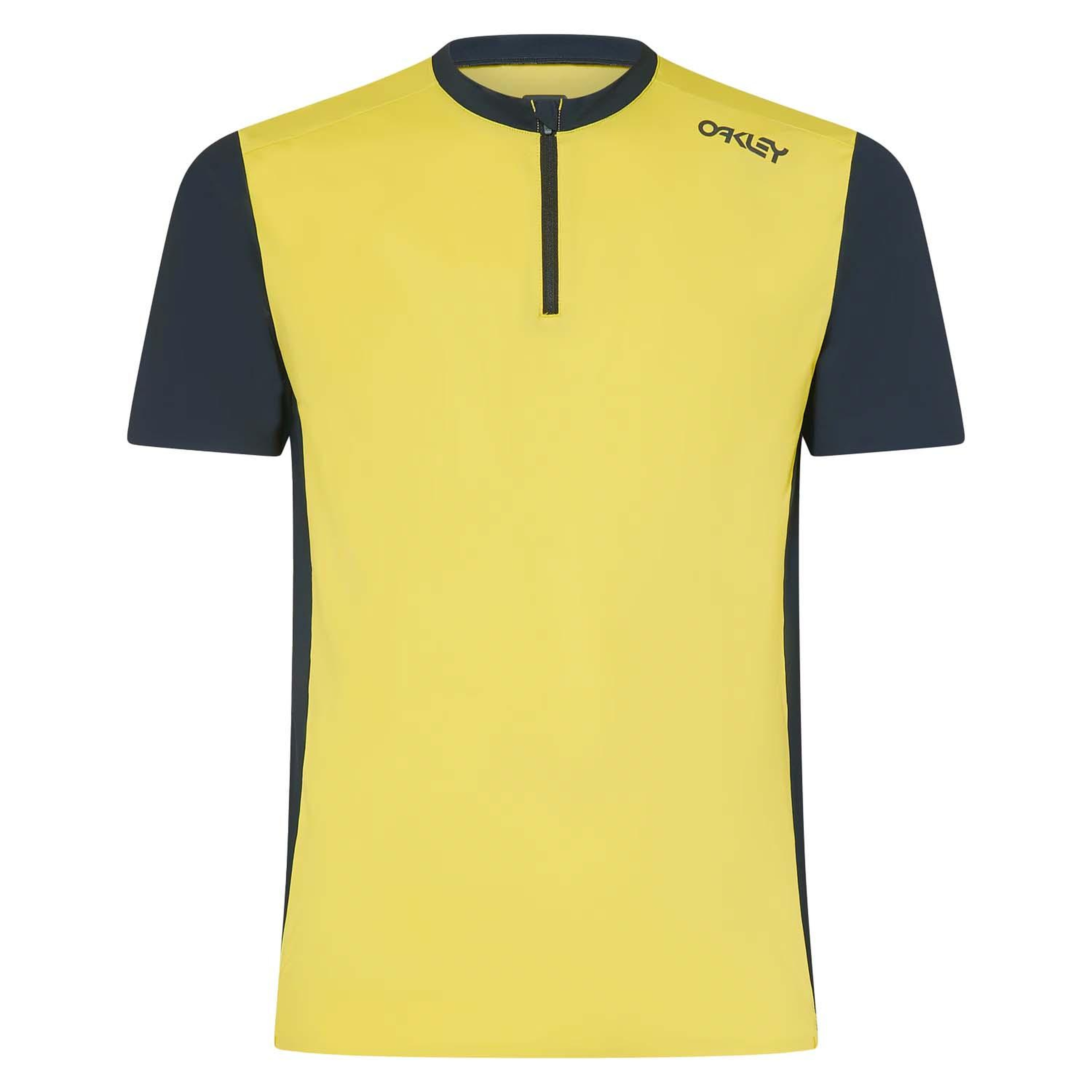 Oakley Point To Point 14 Zip Jersey Erkek Sarı Tişört