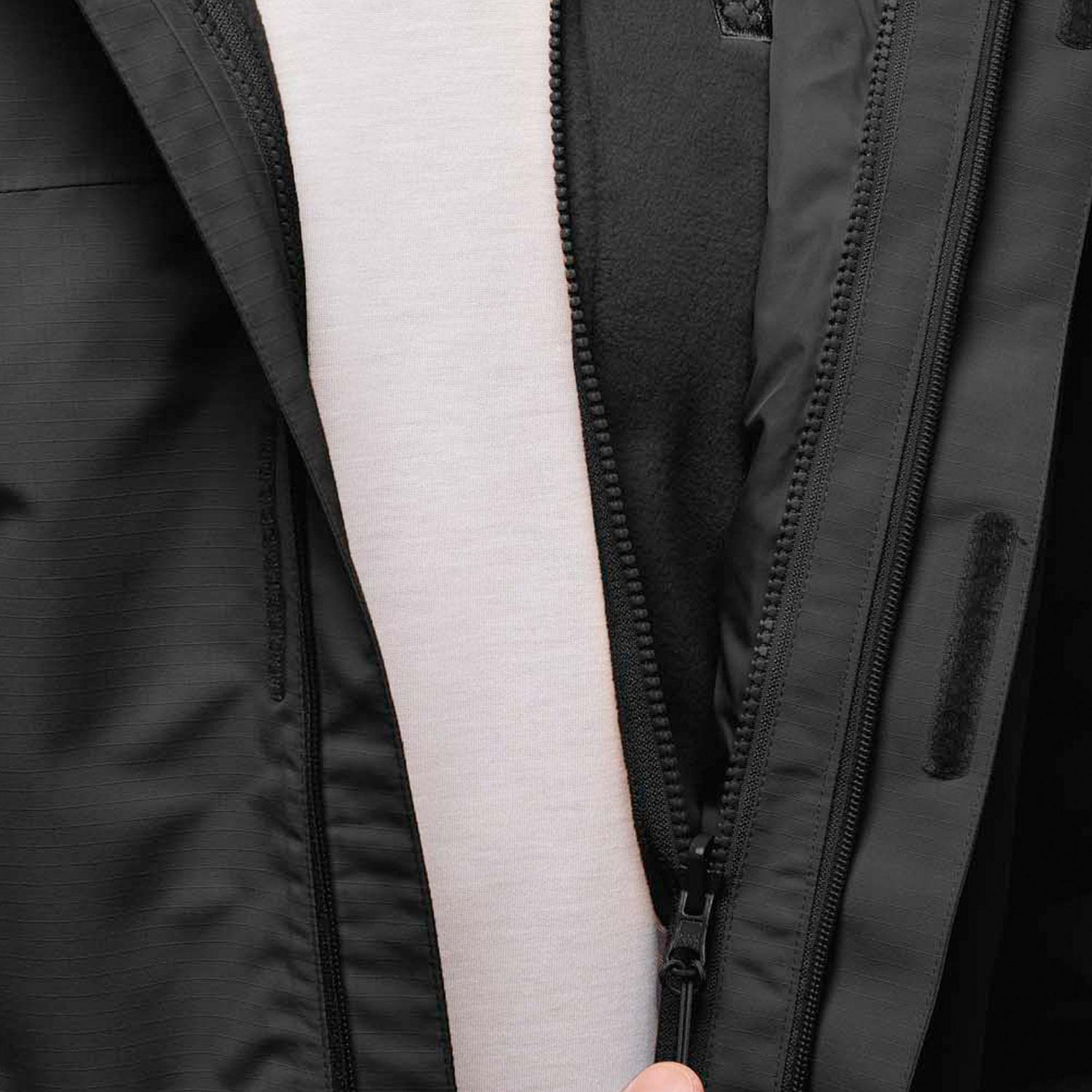 Jack Wolfskin Altenberg 3in1 Erkek Siyah Outdoor Ceketi