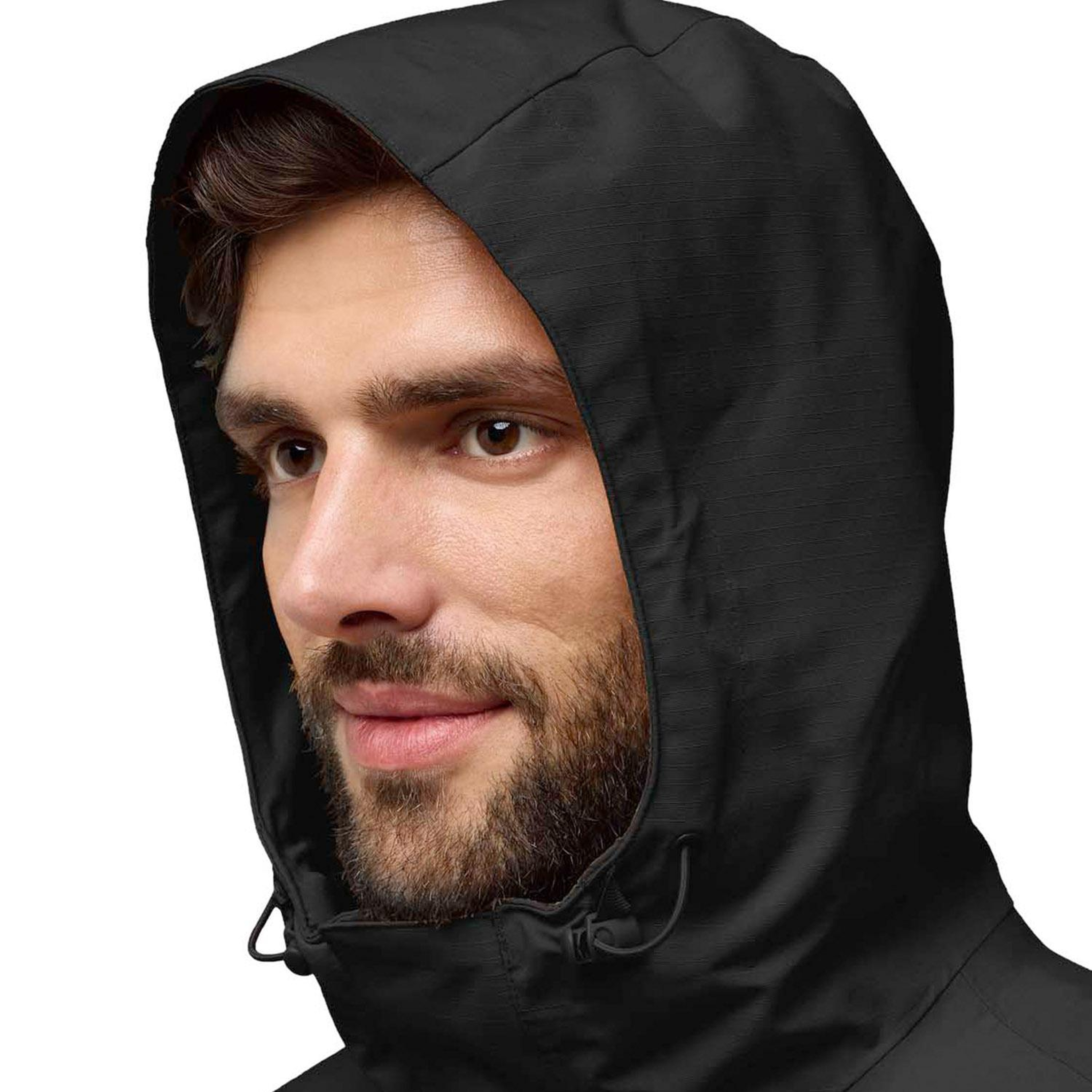 Jack Wolfskin Altenberg 3in1 Erkek Siyah Outdoor Ceketi