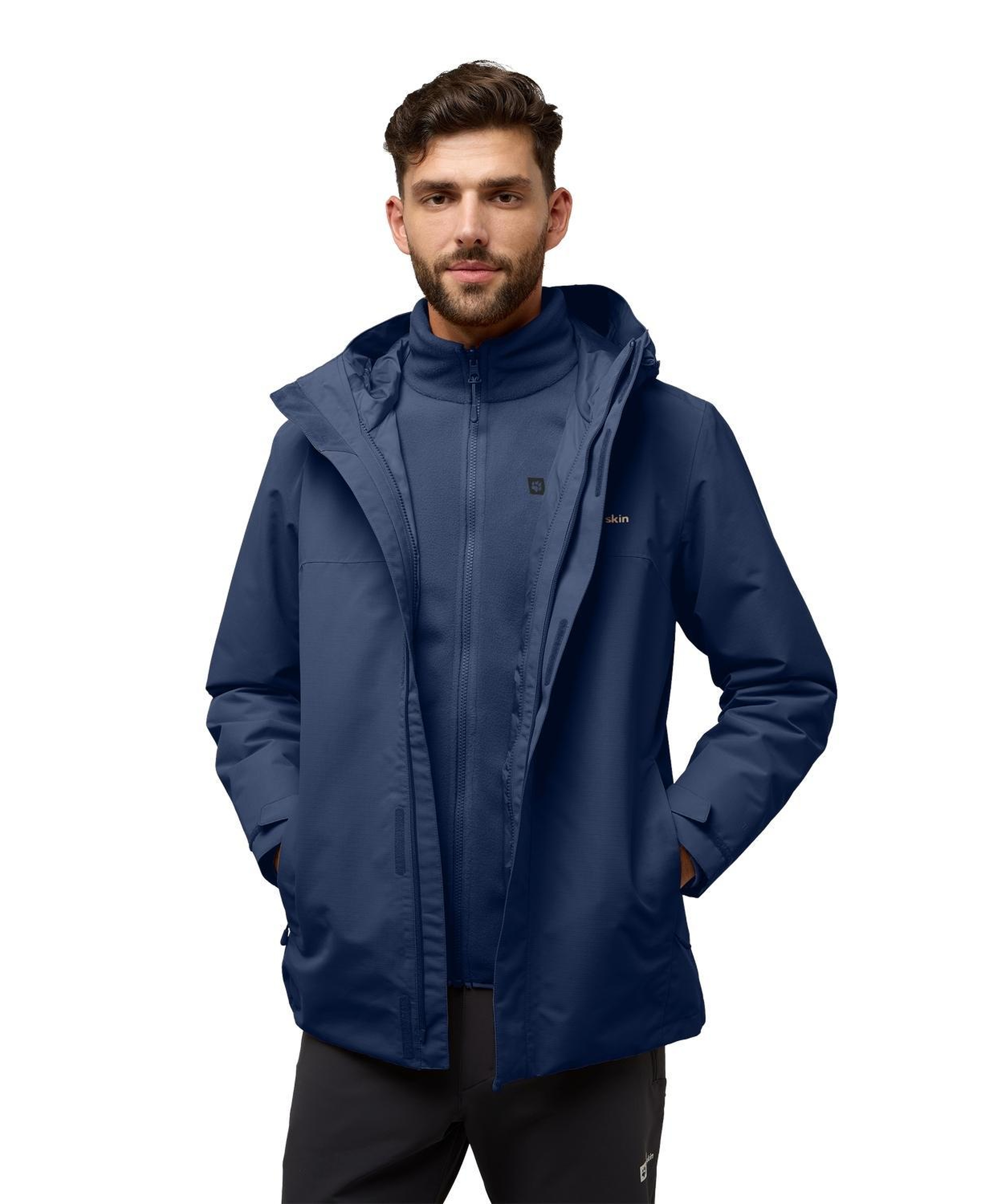 Jack Wolfskin Altenberg 3in1 Erkek Outdoor Ceketi