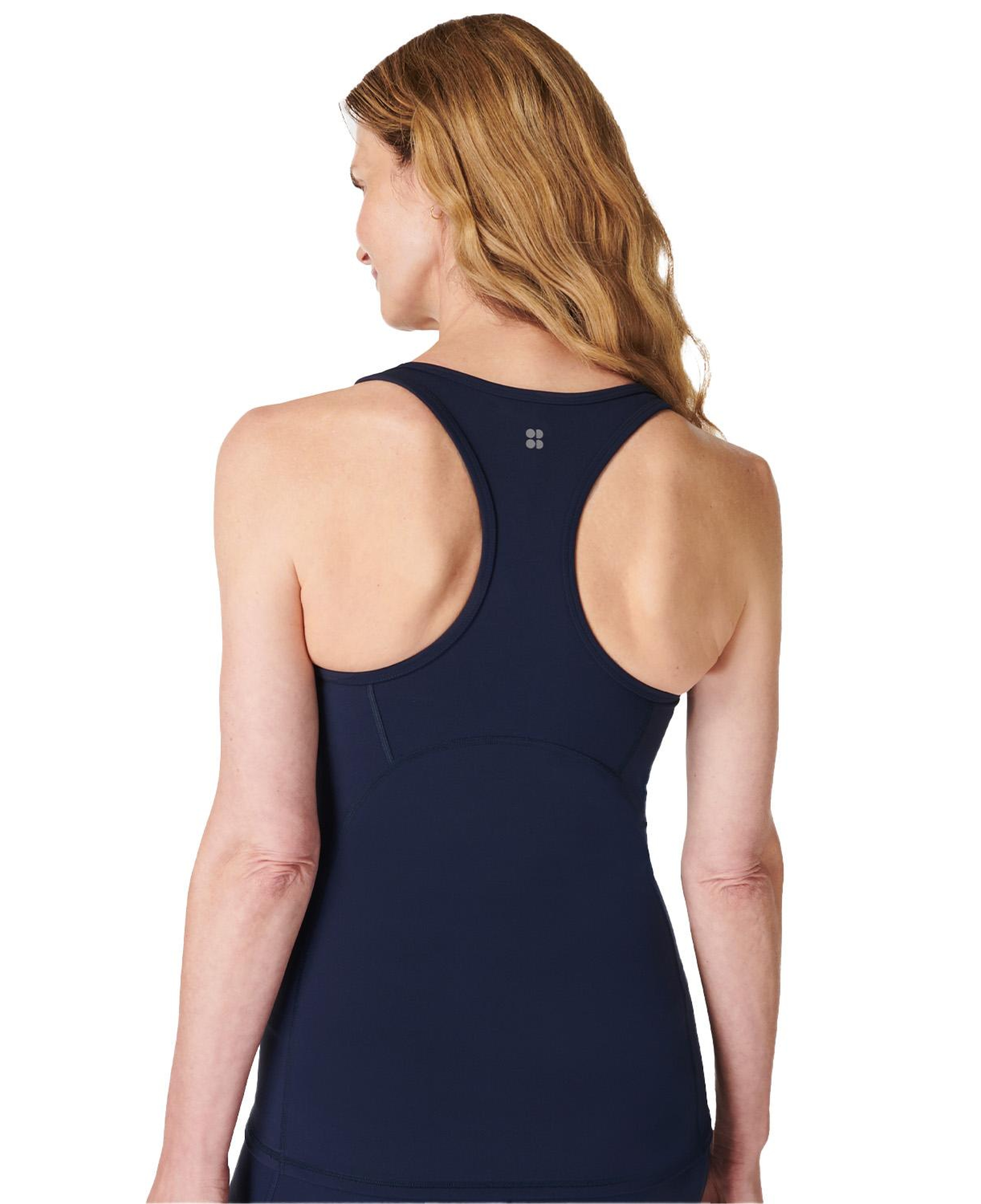 Sweaty Betty Power Medium Impact Gym Tank Kadın Mavi Tank Top