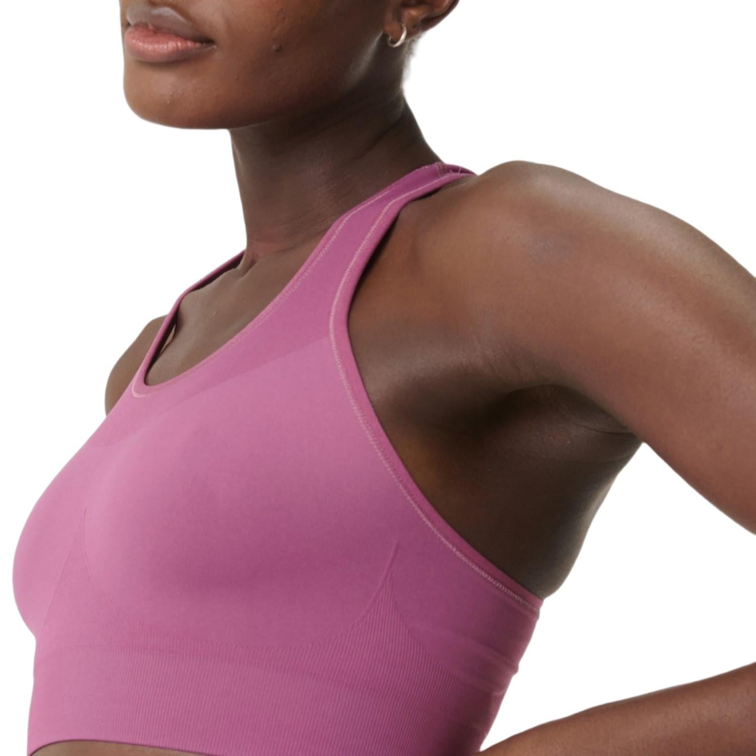 Sweaty Betty Stamina Seamless Sports Bra Kadın Mor Fitness Bra