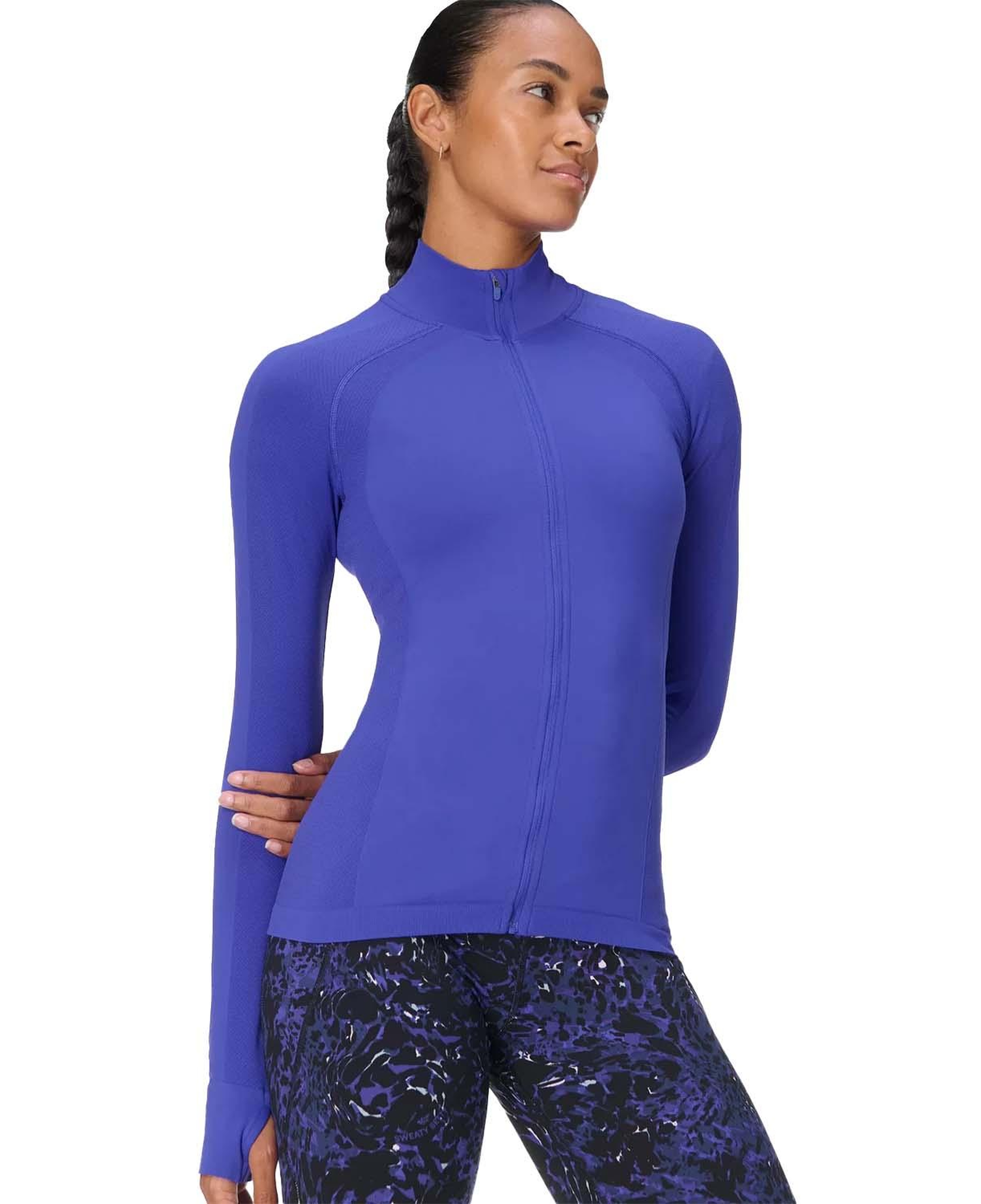 Sweaty Betty Athlete Seamless Workout Zip U Kadın Tank Top