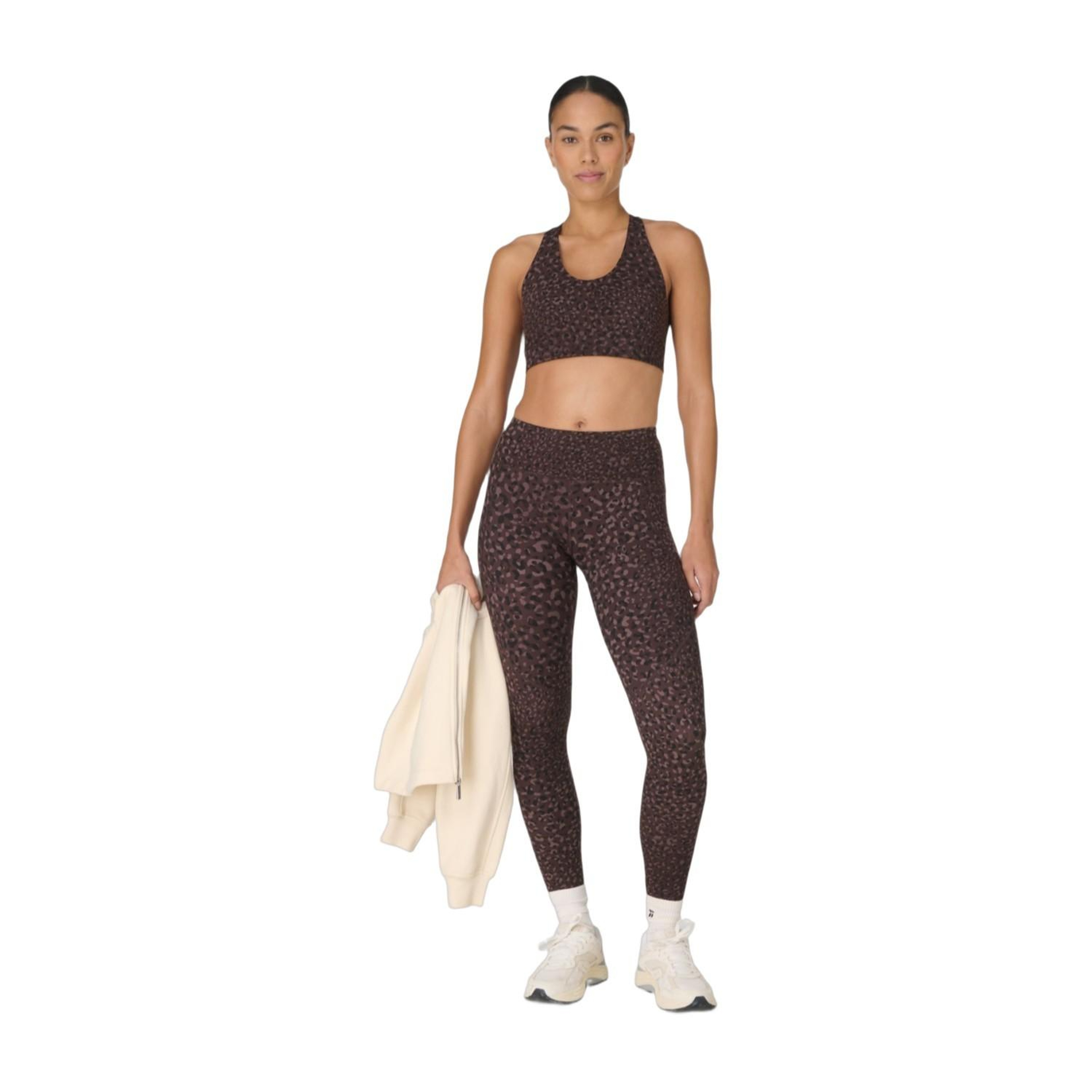 Sweaty Betty Power Racer Bra Kadın Kahverengi Fitness Bra