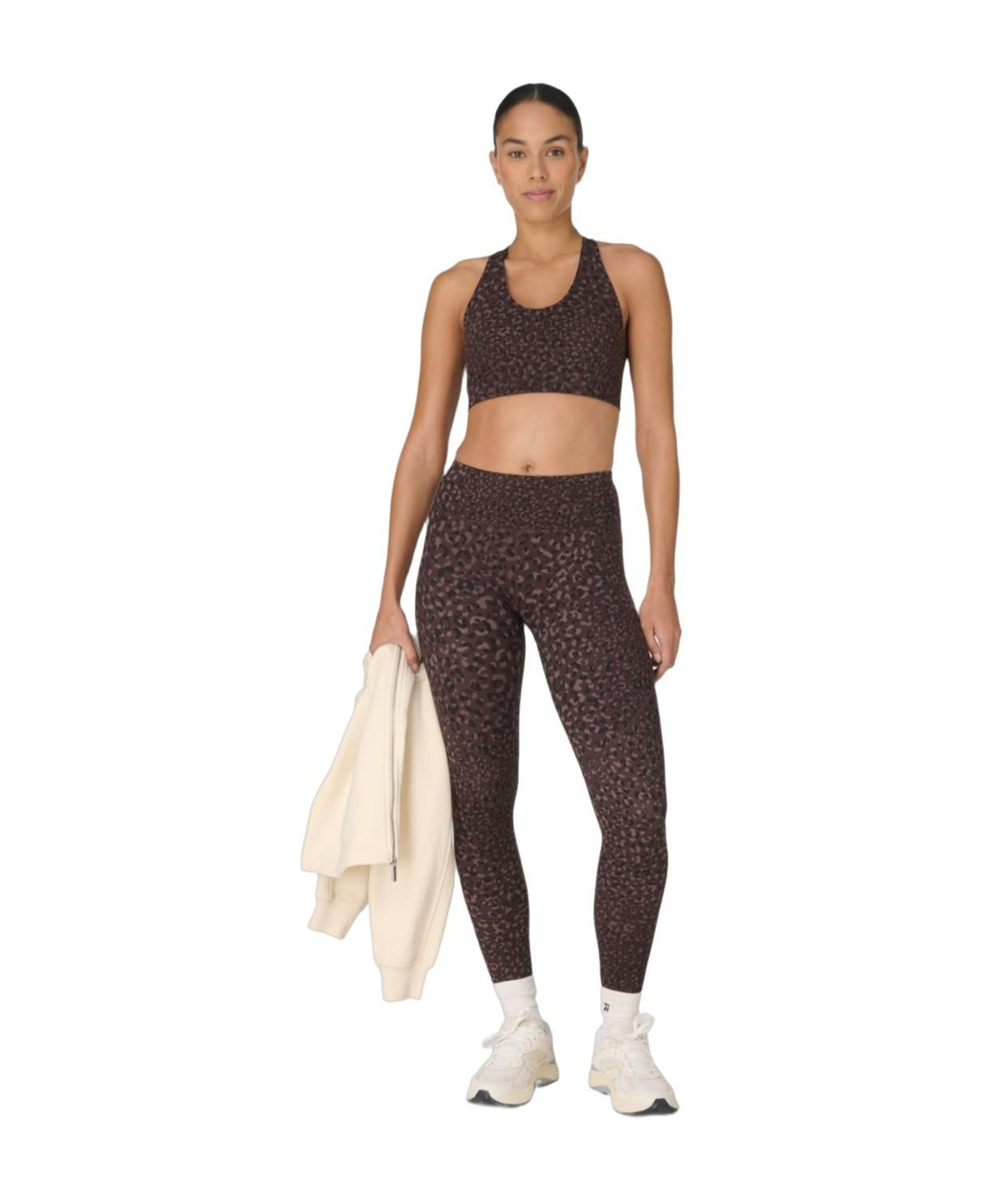 Sweaty Betty Power Racer Bra Kadın Kahverengi Fitness Bra