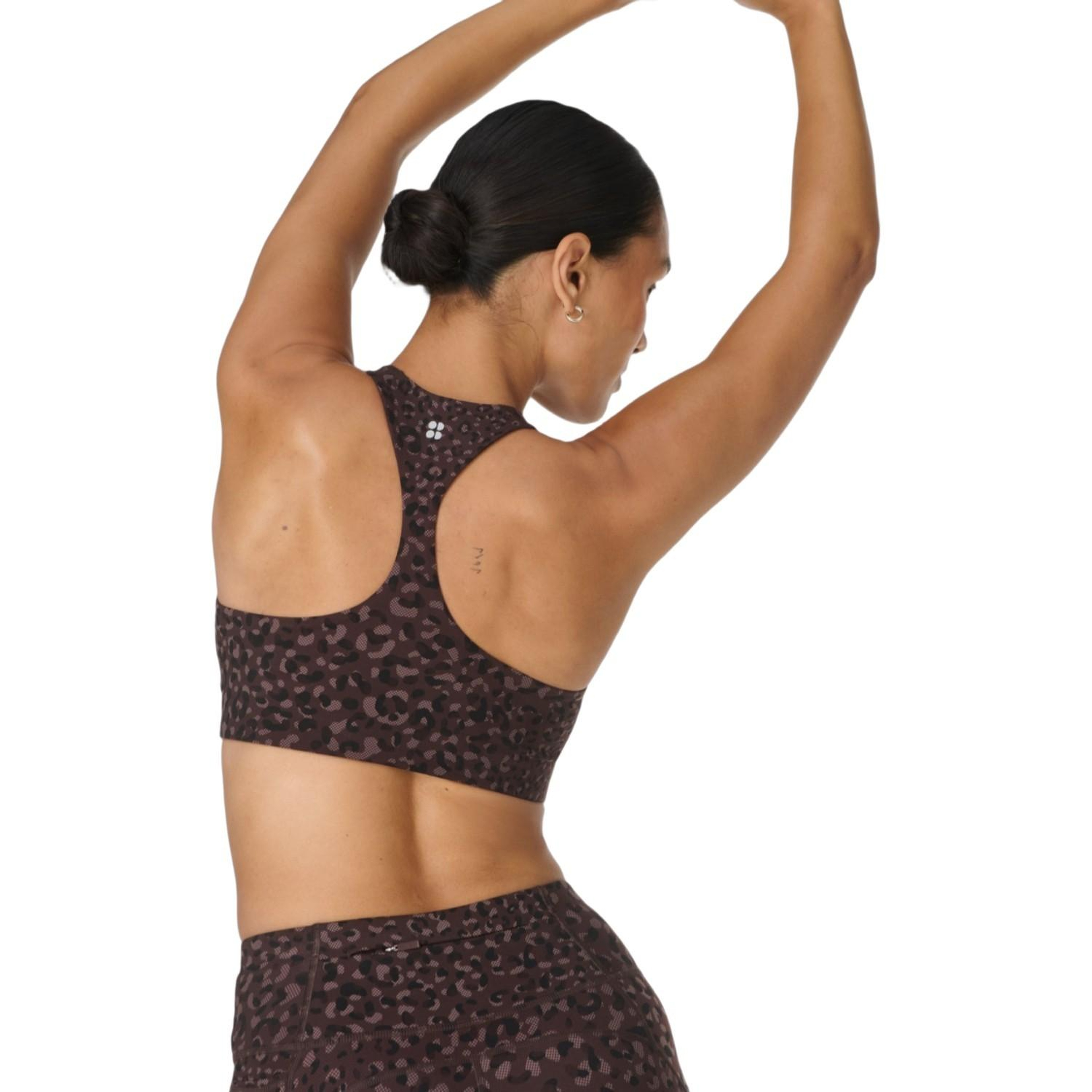 Sweaty Betty Power Racer Bra Kadın Kahverengi Fitness Bra