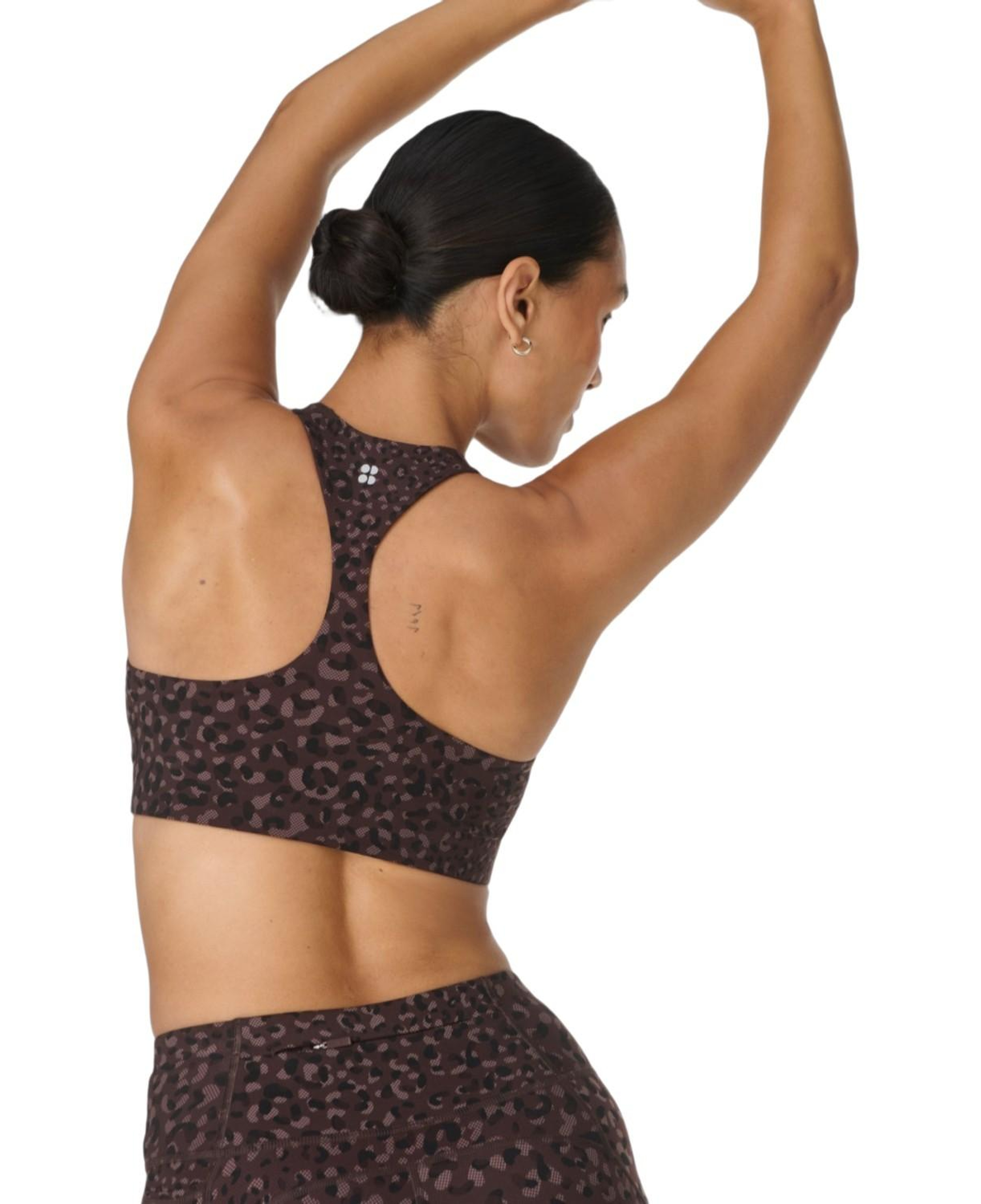 Sweaty Betty Power Racer Bra Kadın Kahverengi Fitness Bra