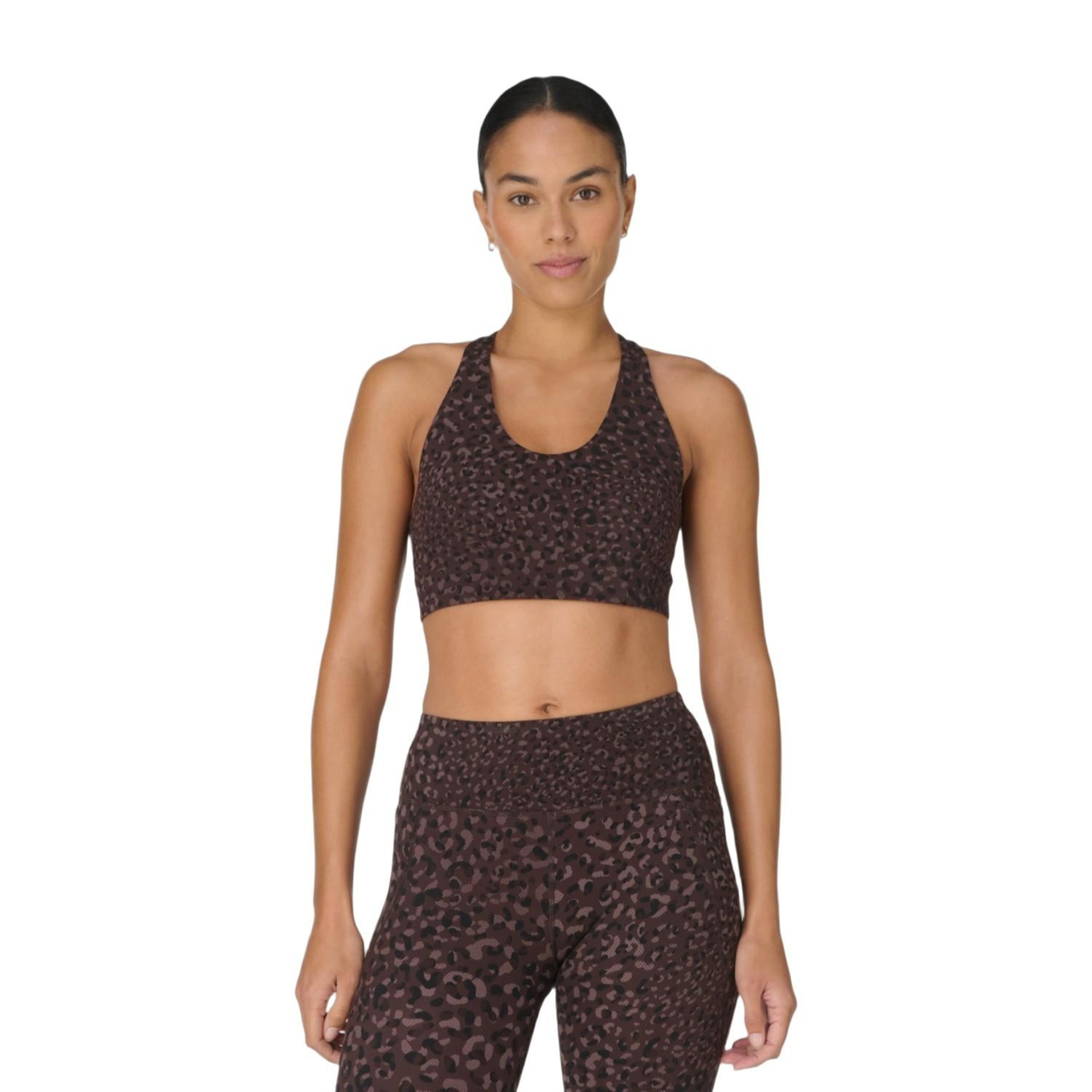 Sweaty Betty Power Racer Bra Kadın Kahverengi Fitness Bra