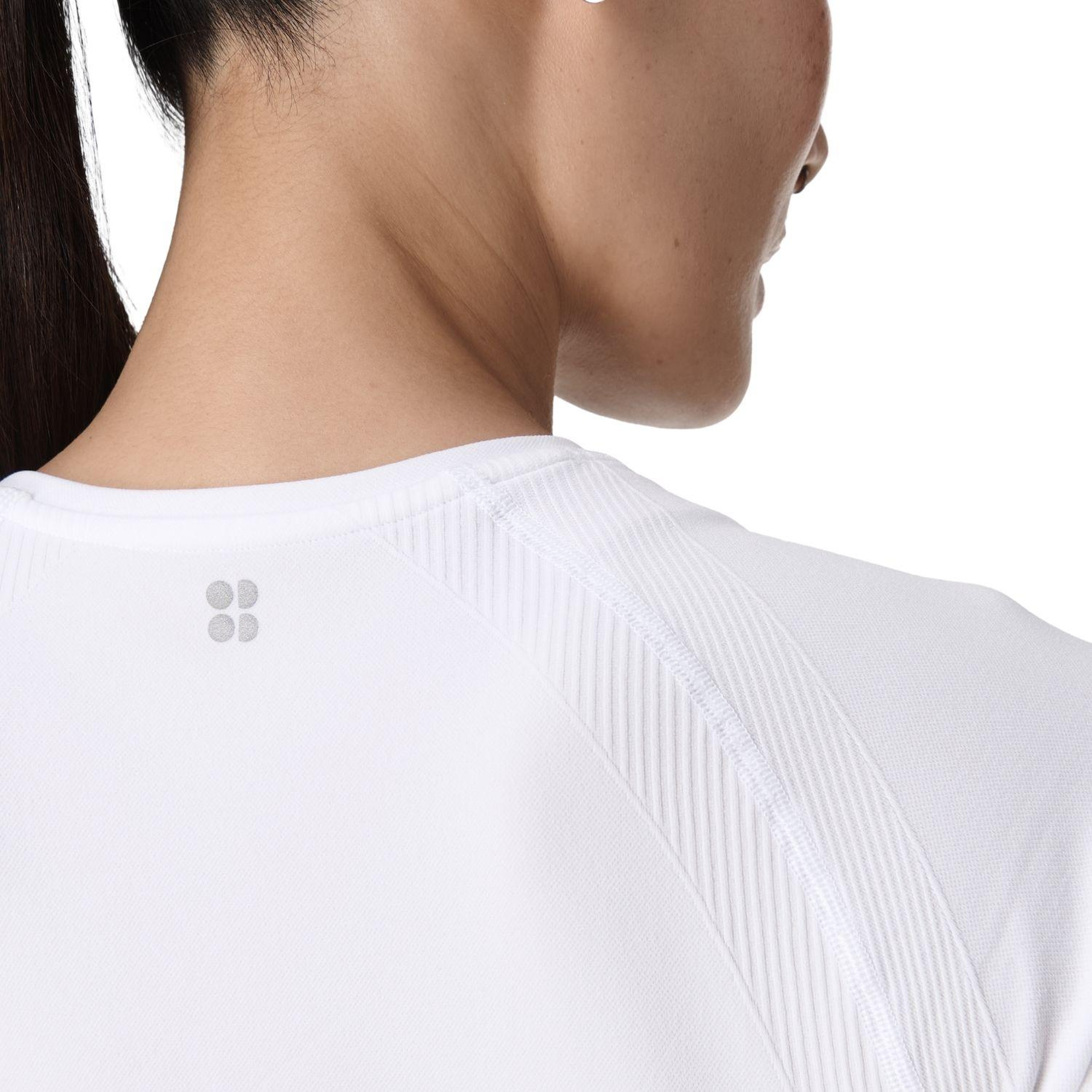 Sweaty Betty Athlete Crop Seamless Workout Kadın Fitness Tişört