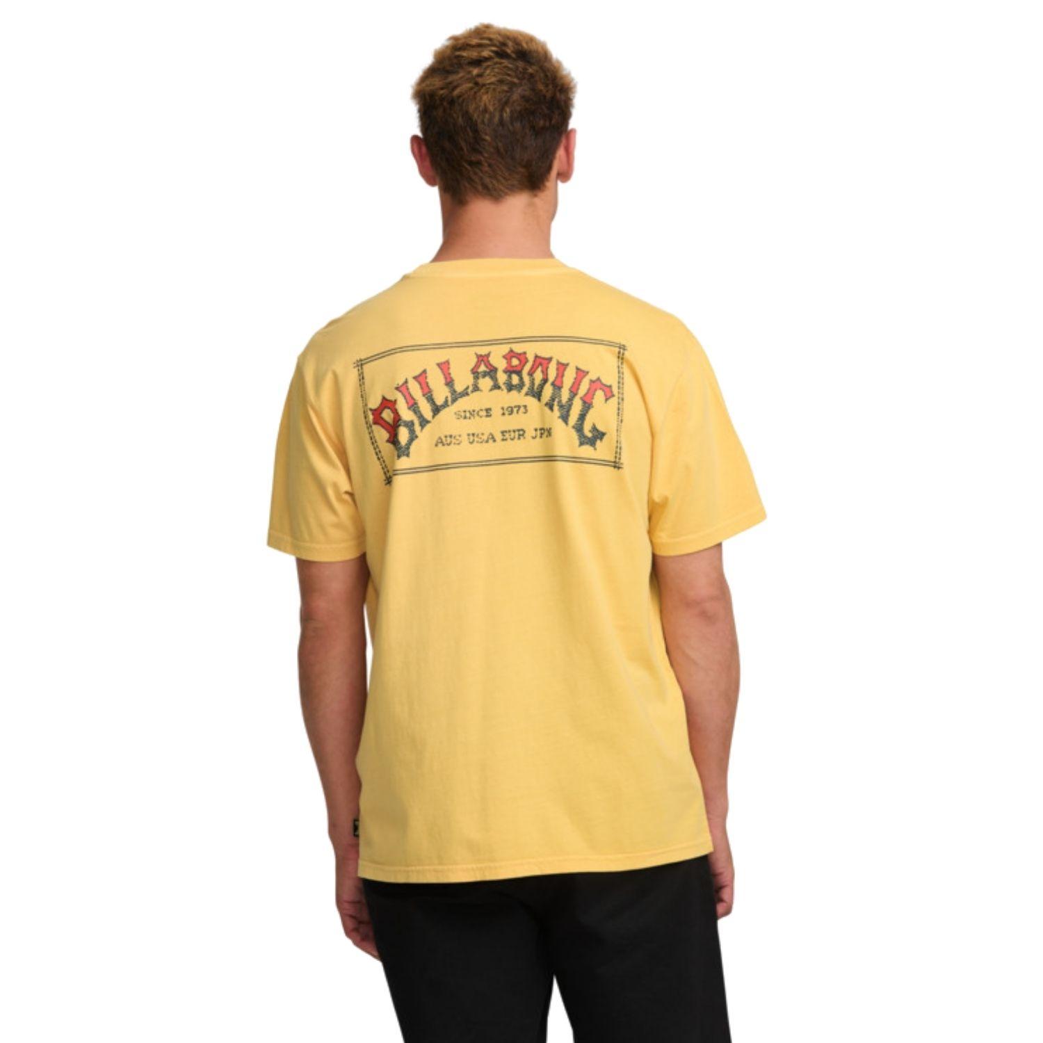 Billabong Original Arch Premium Ww Erkek Sarı Tişört