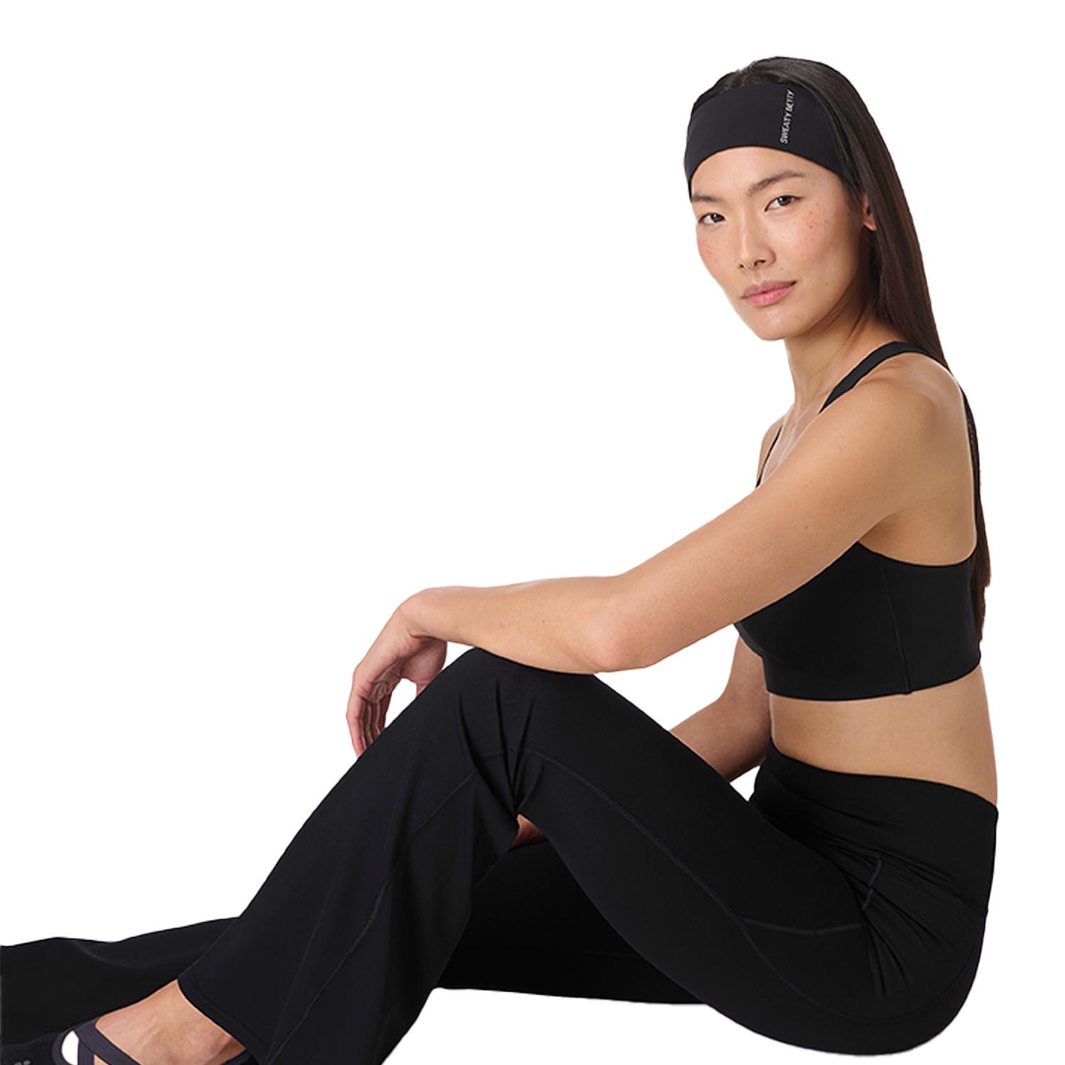 Sweaty Betty Ultimate 32 Studio Flare Kadın Siyah Yoga Pantolonu