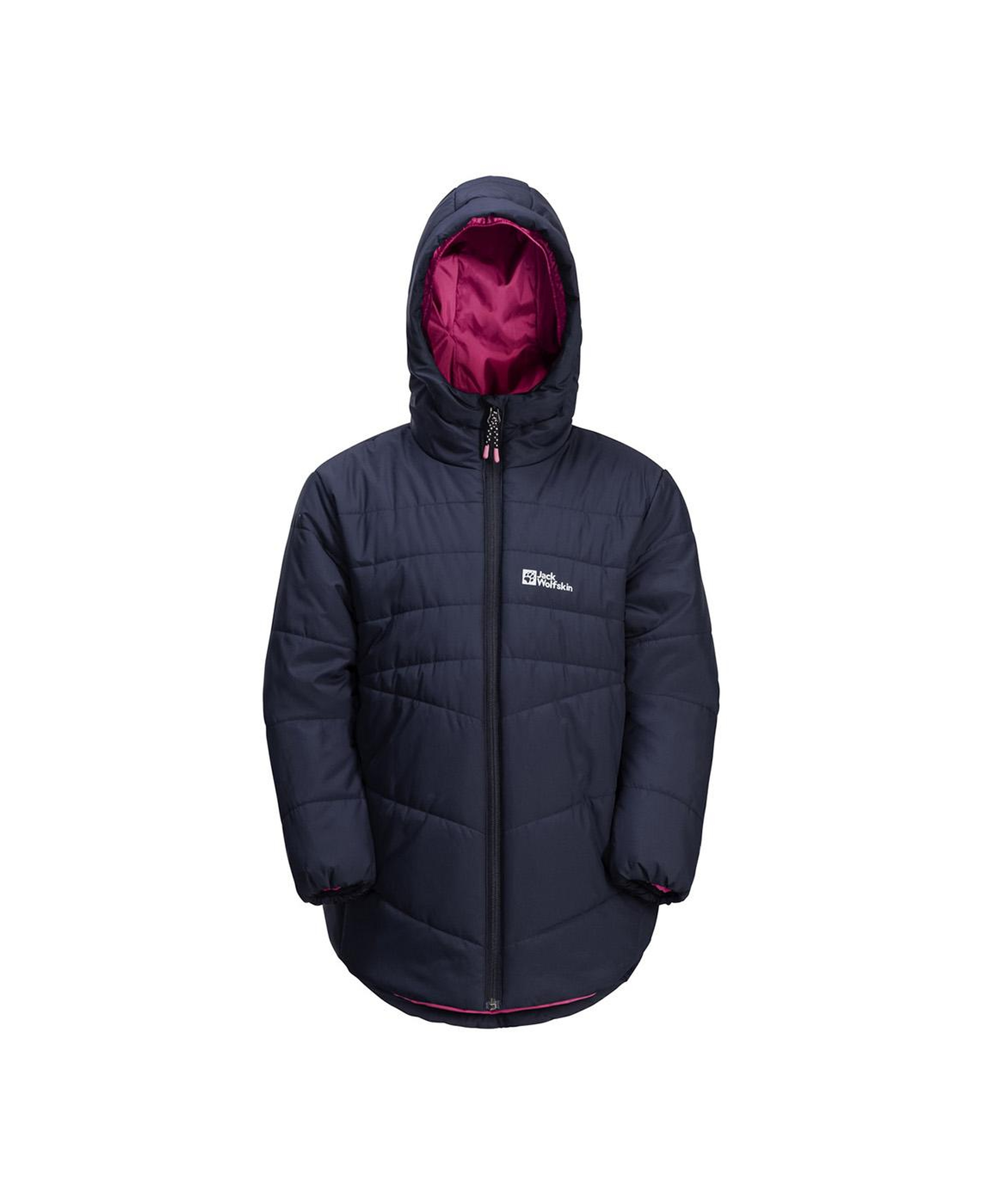 Jack Wolfskin Solyd Ins G Unisex Çocuk Mavi Outdoor Ceketi