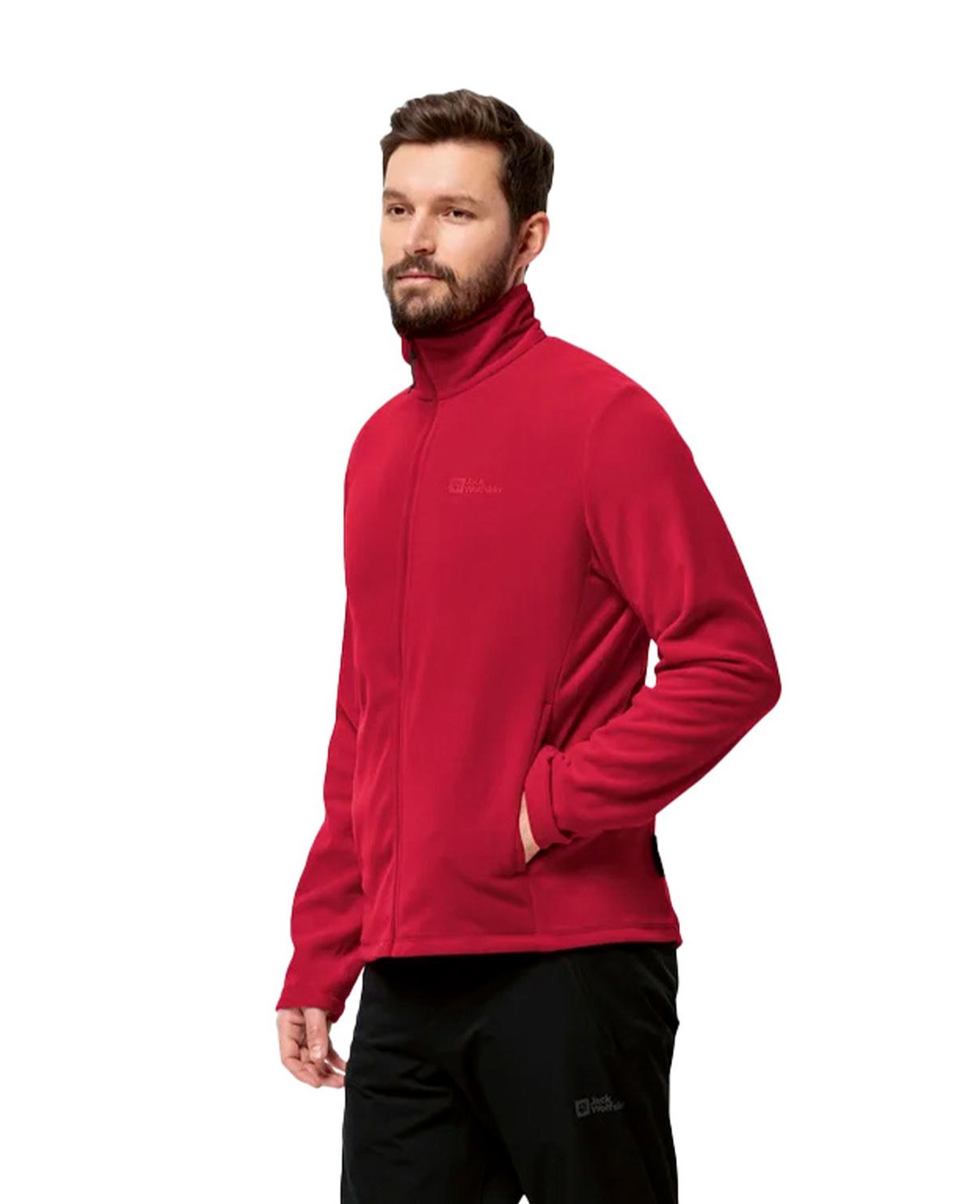 Jack Wolfskin Taunus Fz Erkek Kırmızı Polar Ceket