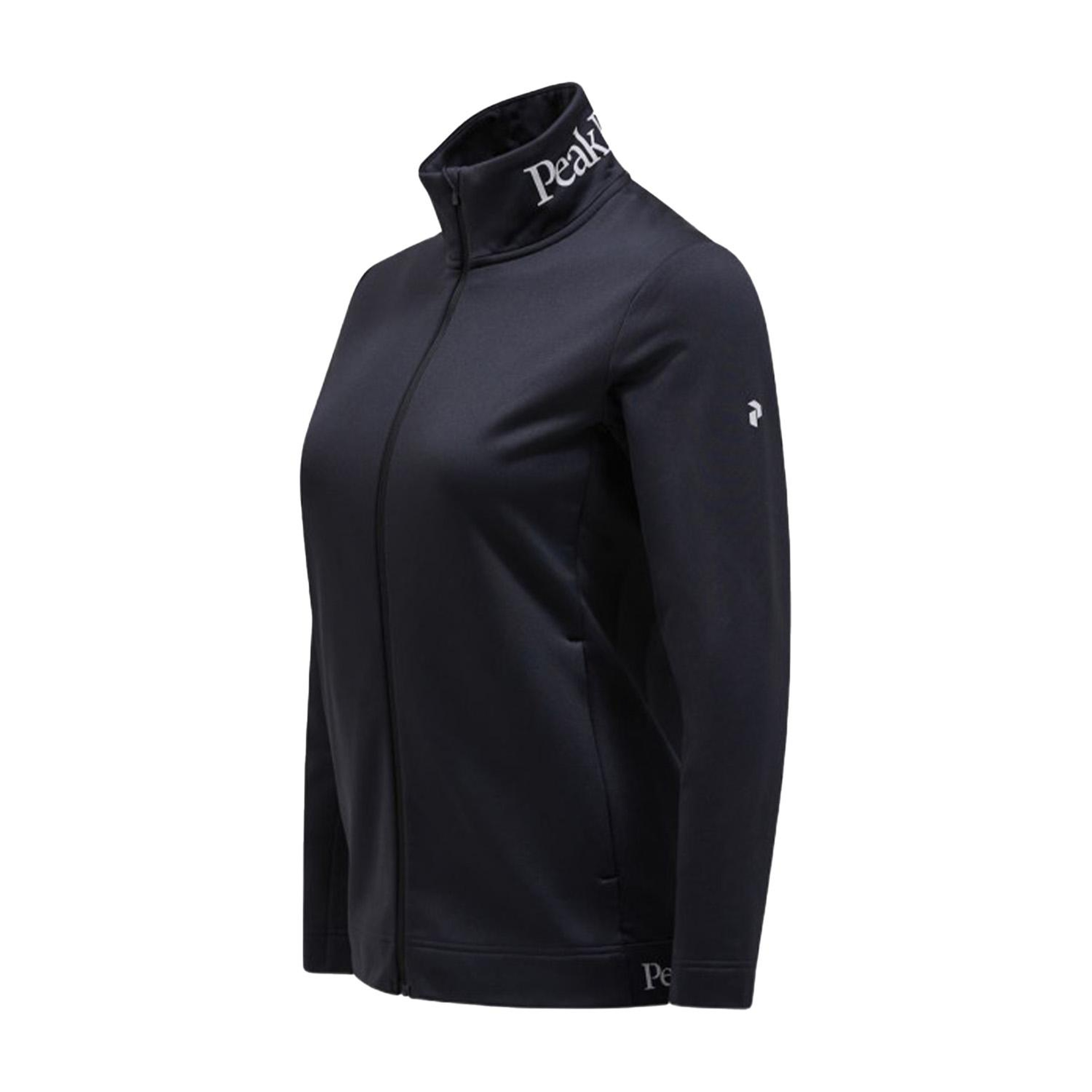 Peak Performance Rider Tech Zip Kadın Siyah Fleece