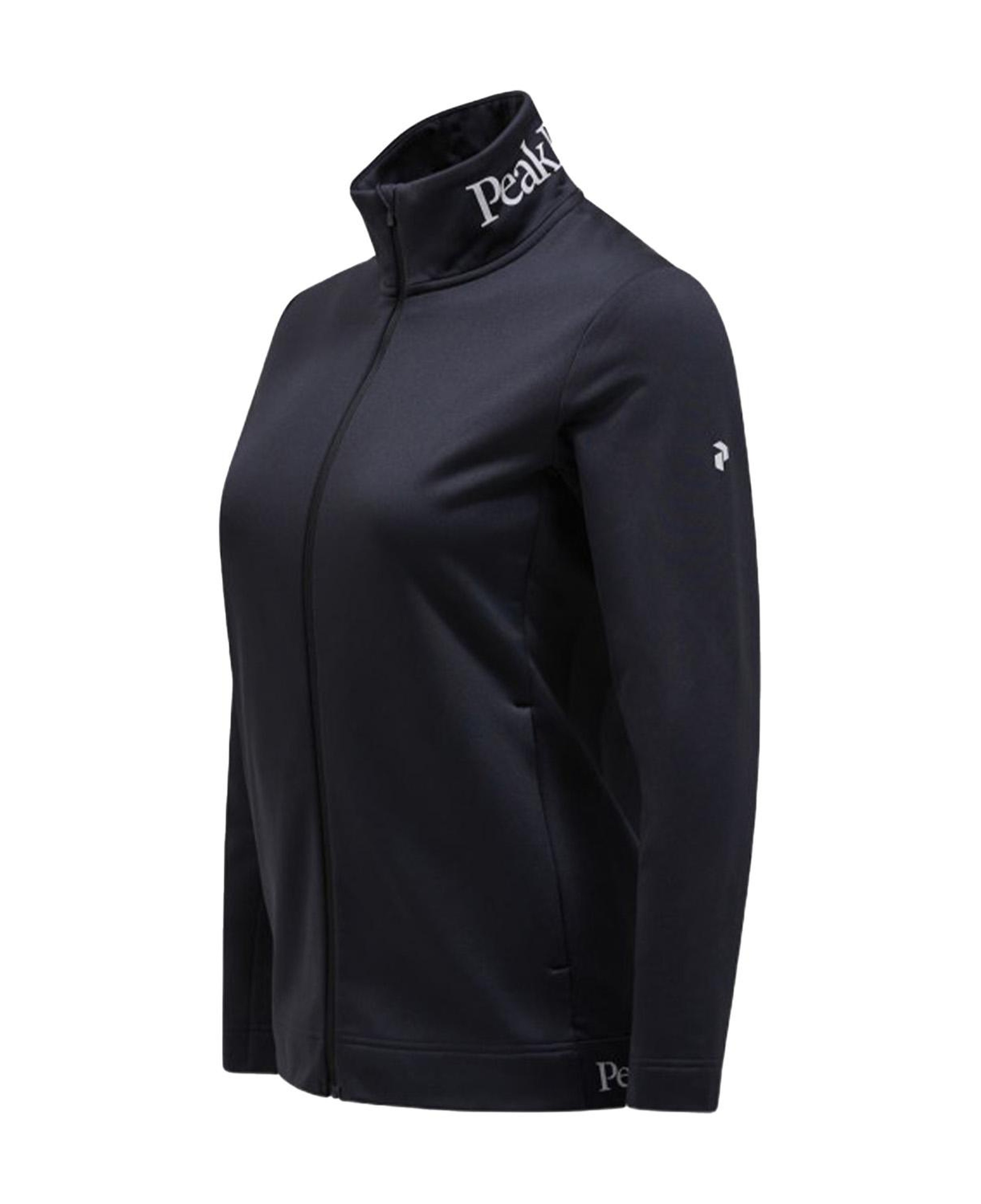 Peak Performance Rider Tech Zip Kadın Siyah Fleece