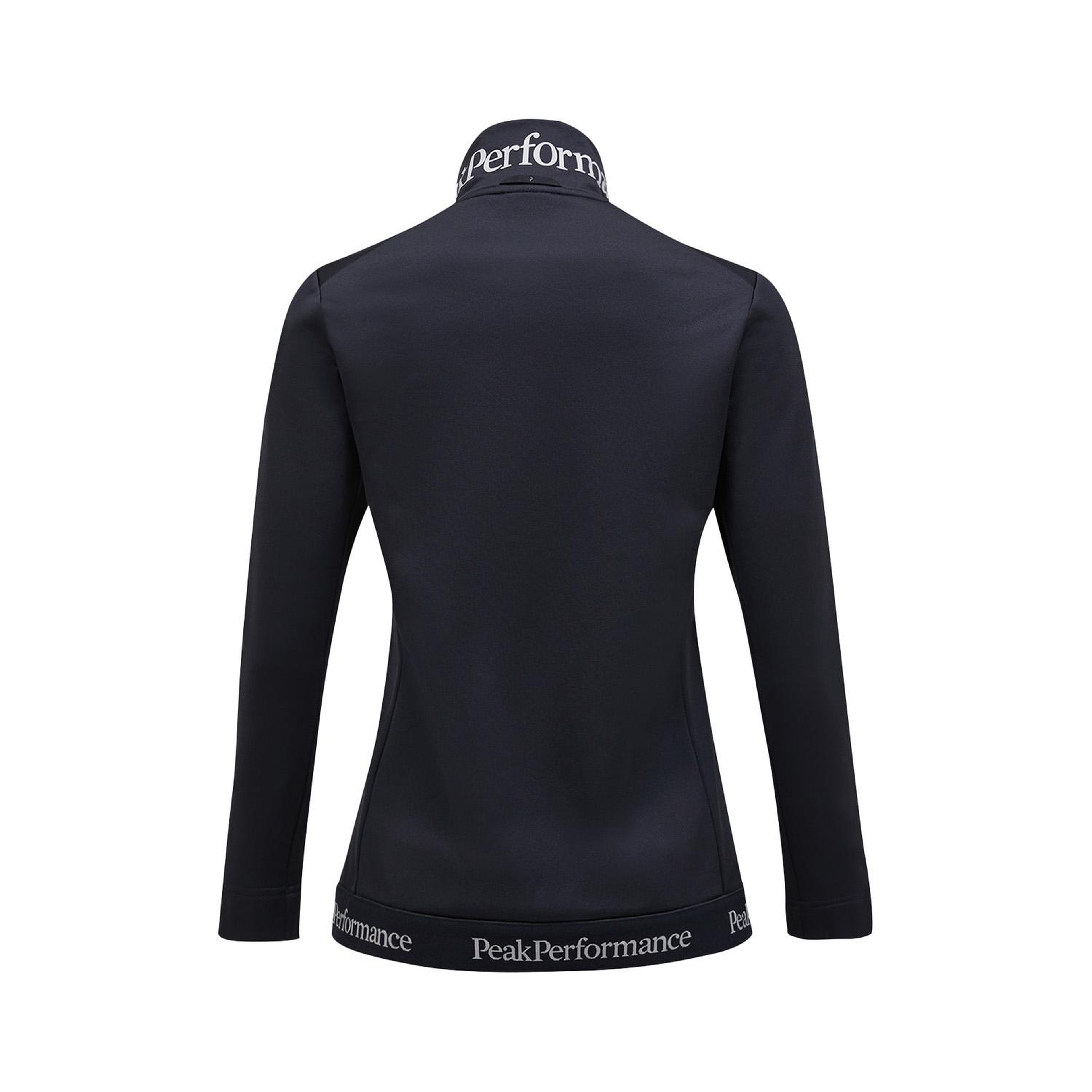 Peak Performance Rider Tech Zip Kadın Siyah Fleece