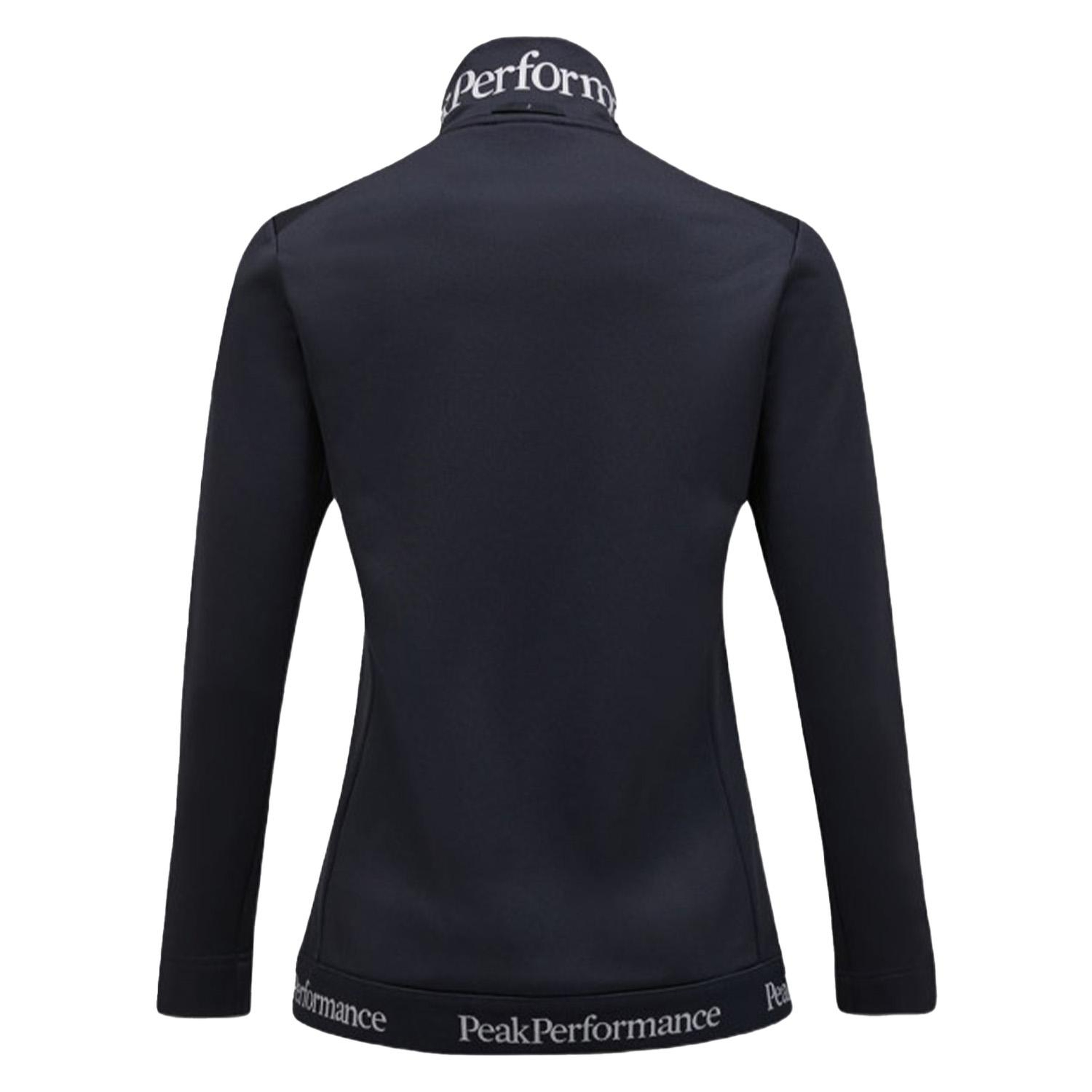 Peak Performance Rider Tech Zip Kadın Siyah Fleece