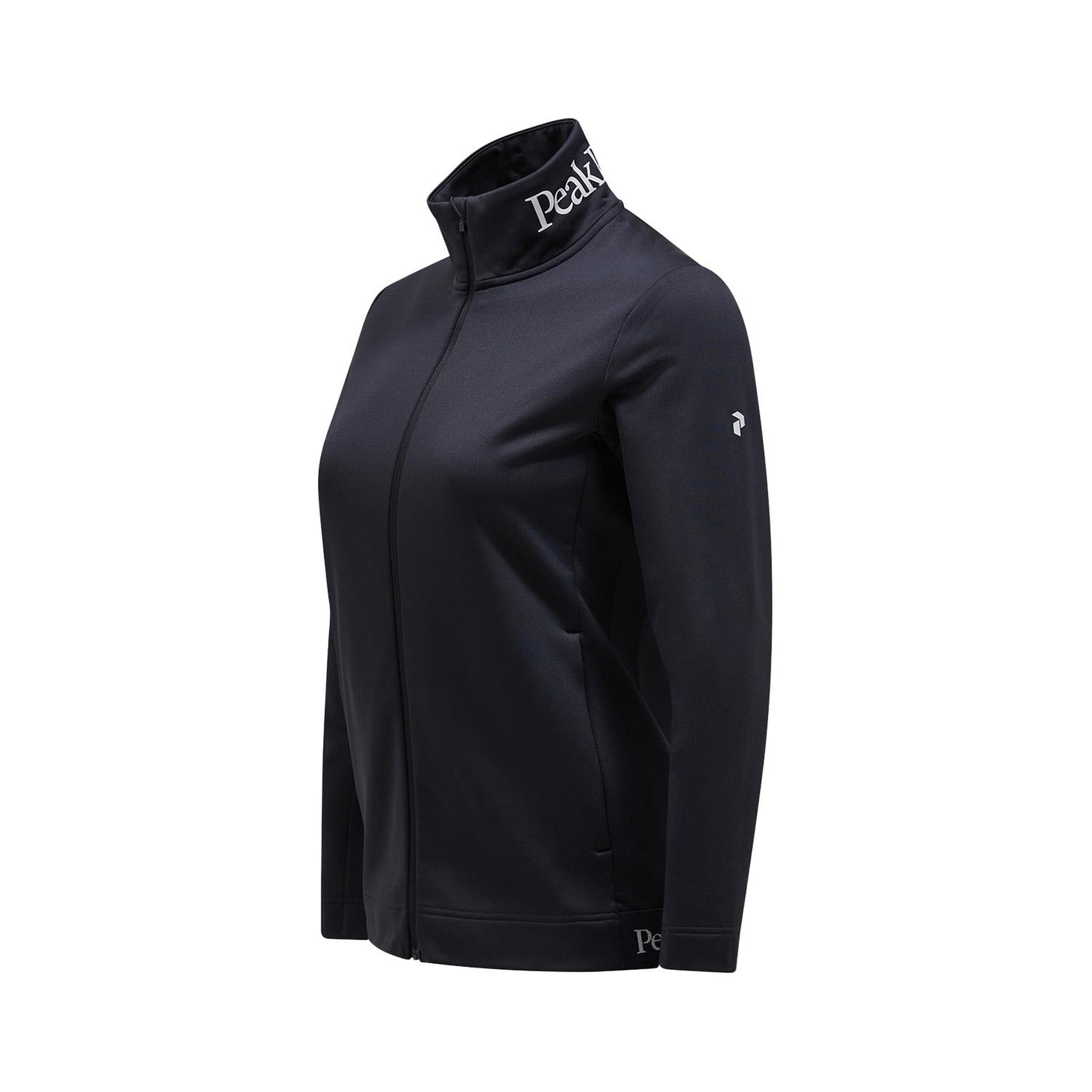 Peak Performance Rider Tech Zip Kadın Siyah Fleece
