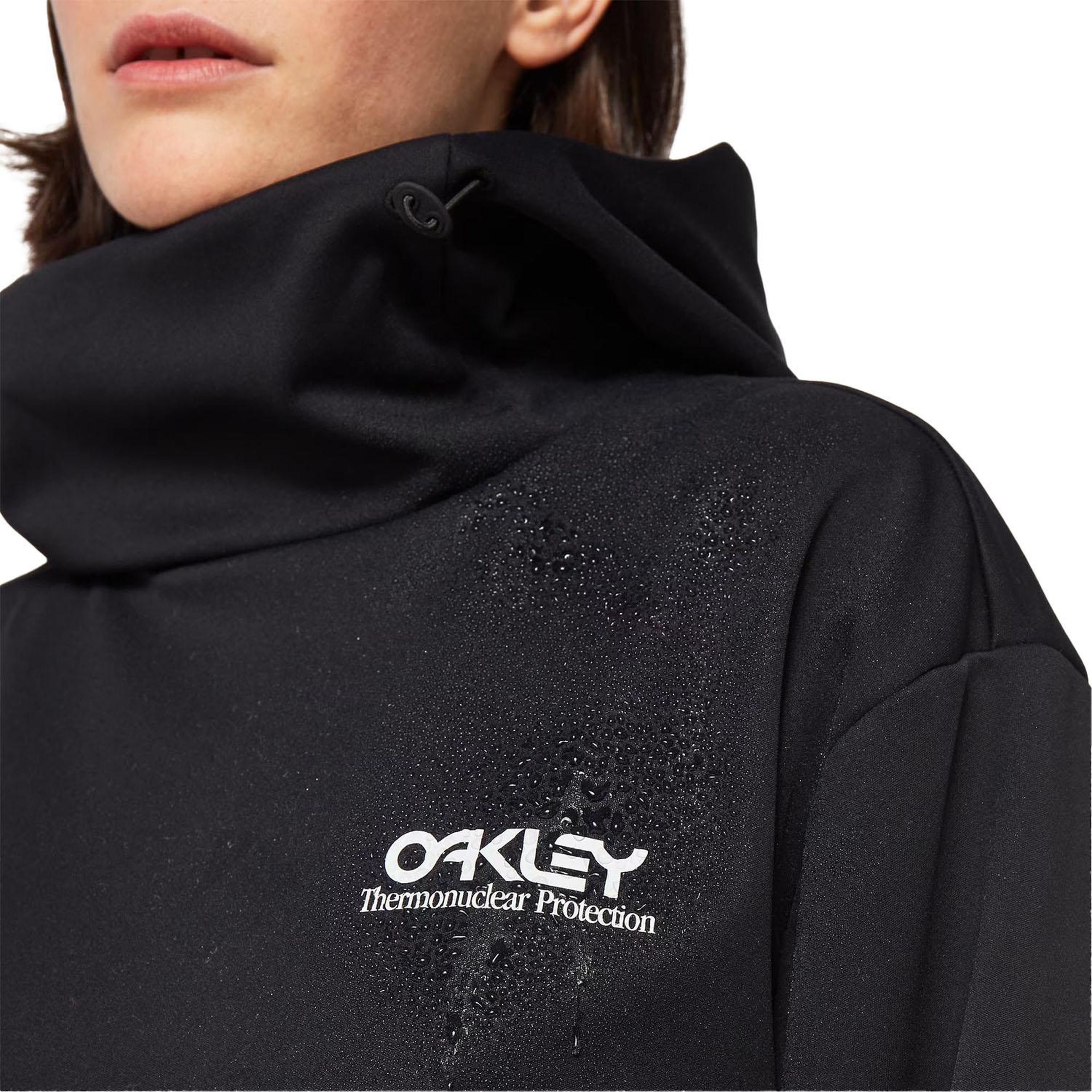Oakley Park Rc Softshell Hoodie Kadın Siyah Sweat