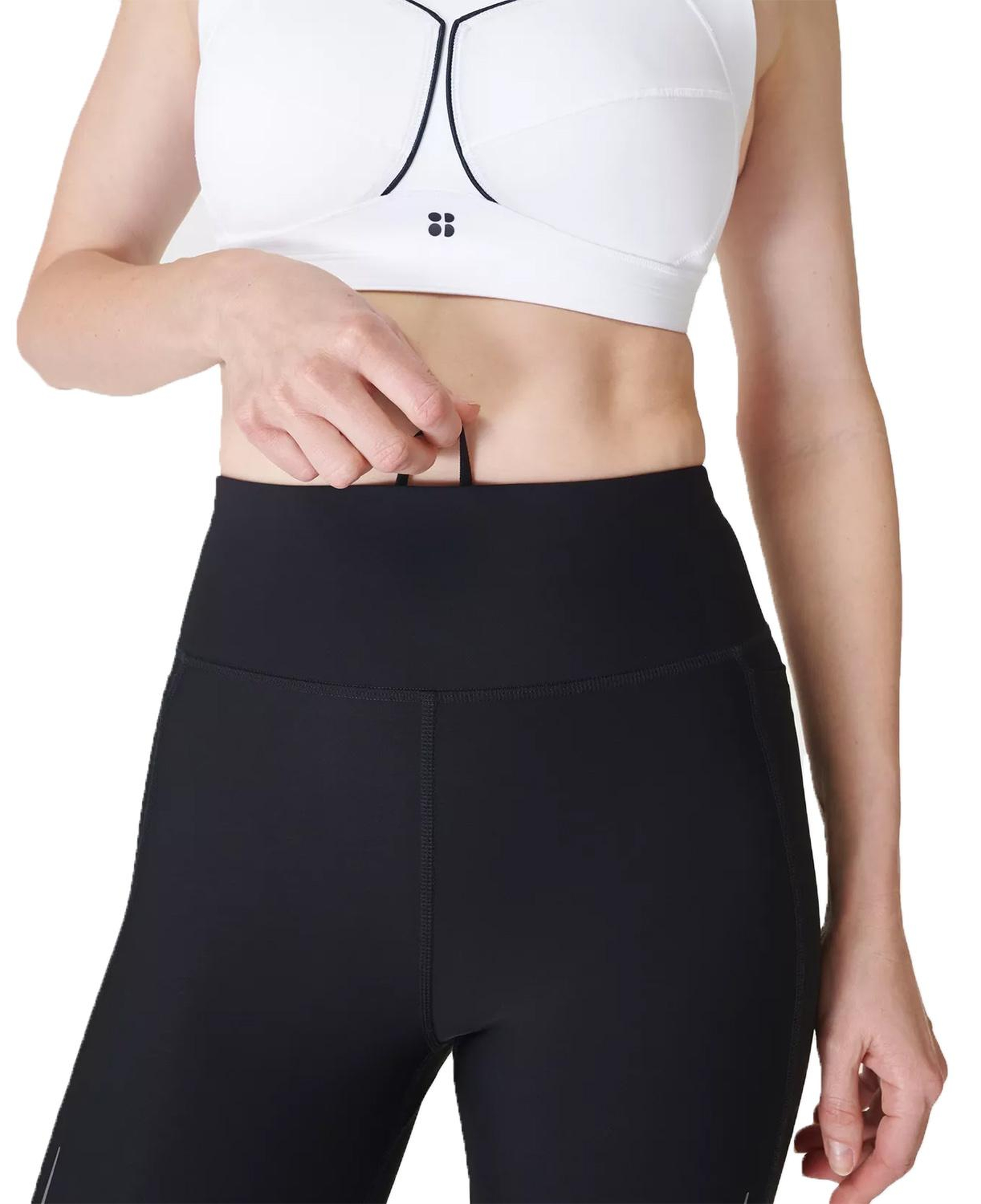 Sweaty Betty Zero Gravity 78 Illuminate Ru Kadın Siyah Koşu Taytı