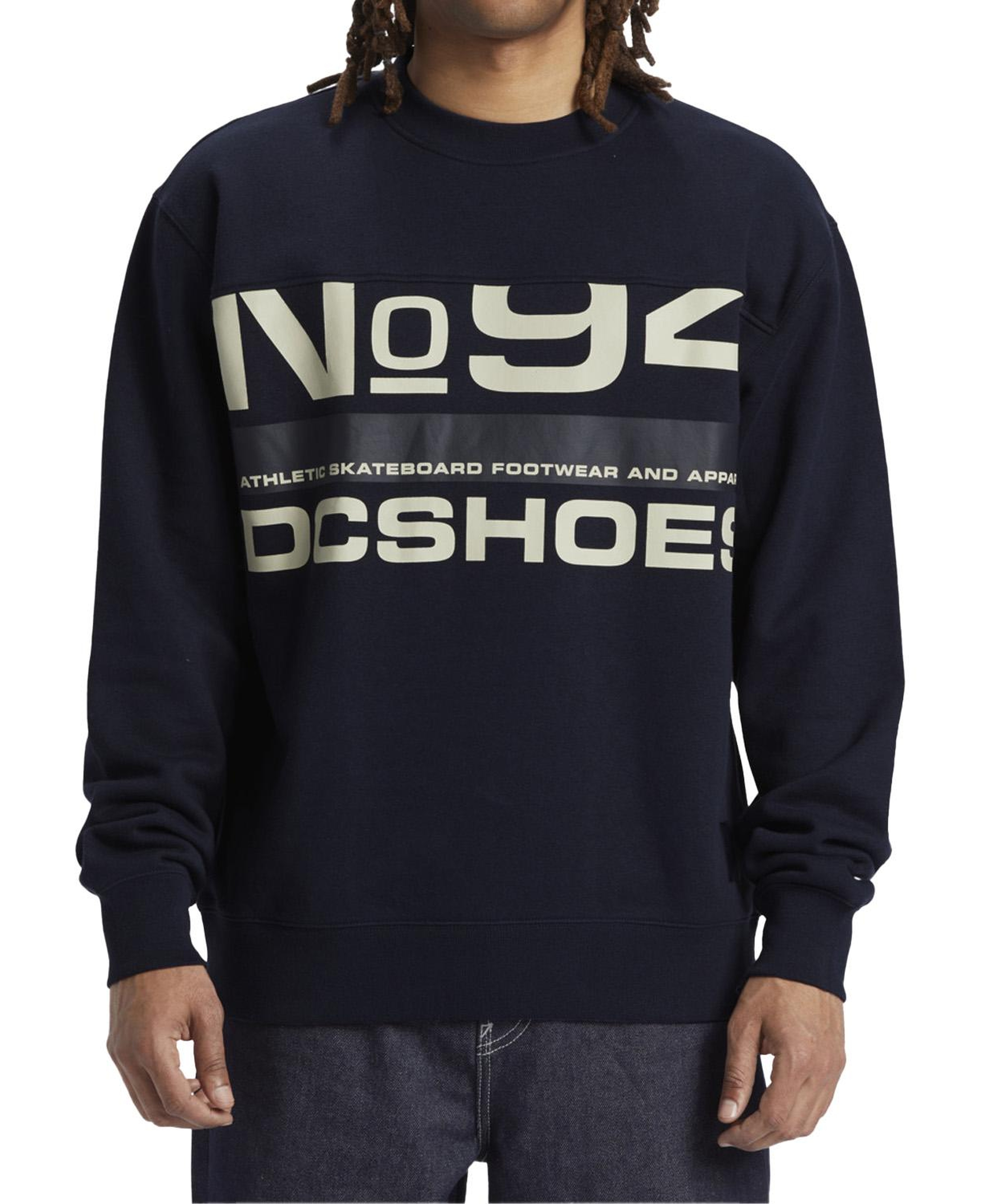 Dc Static 94 Crew Erkek Mavi Fleece