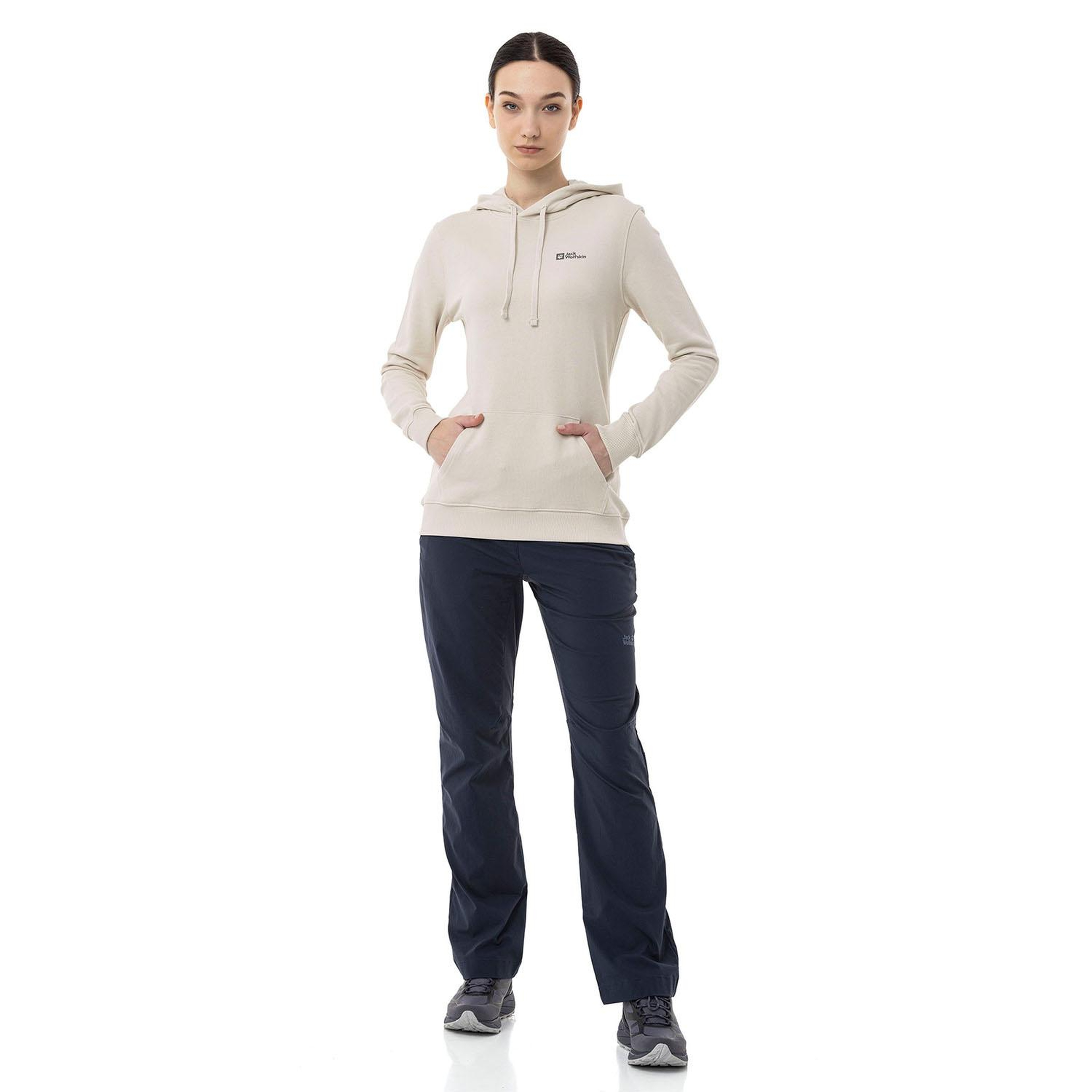 Jack Wolfskin Alice Hoody Kadın Bej Sweat