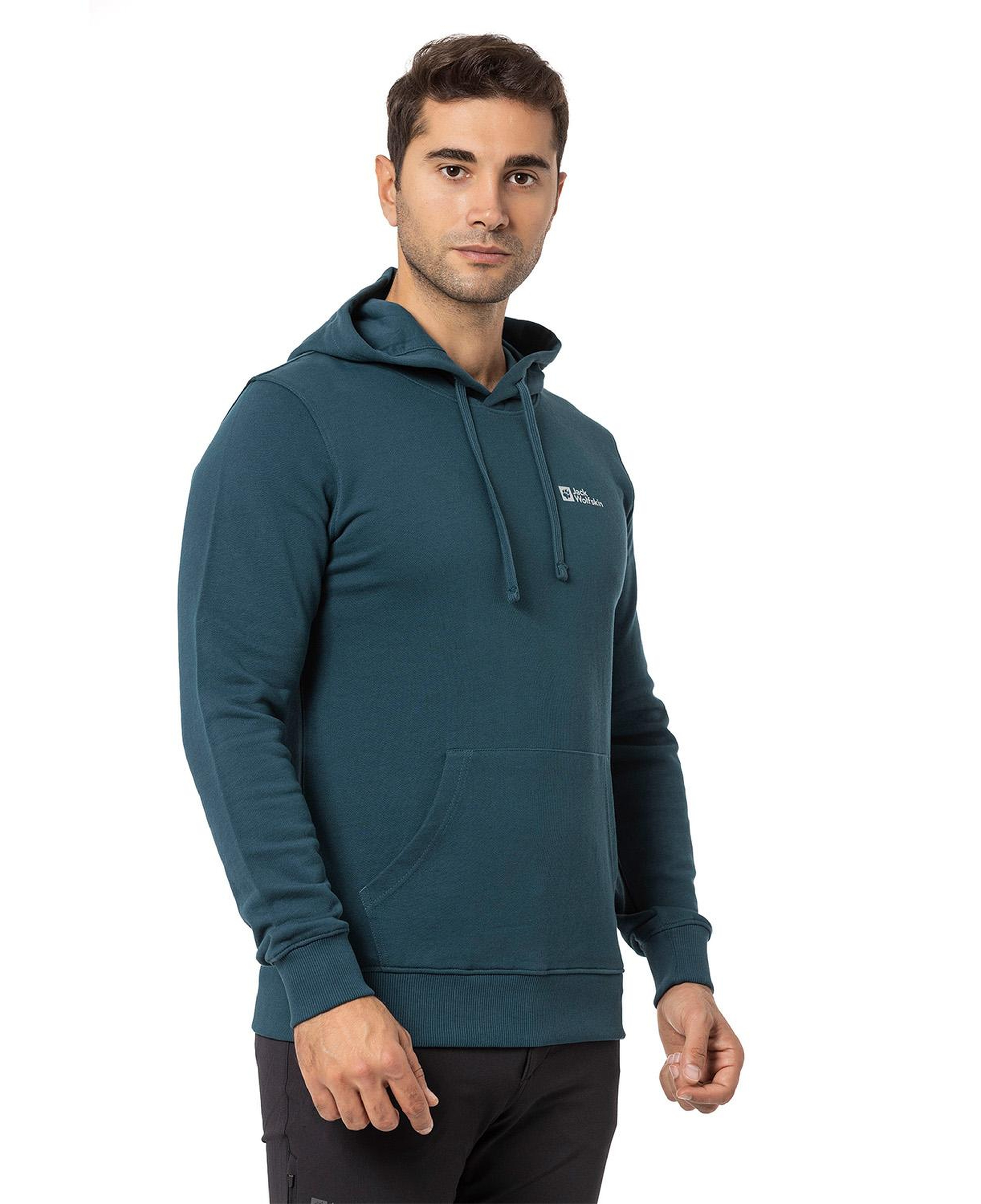 Jack Wolfskin Tommy Hoody Erkek Yeşil Sweat