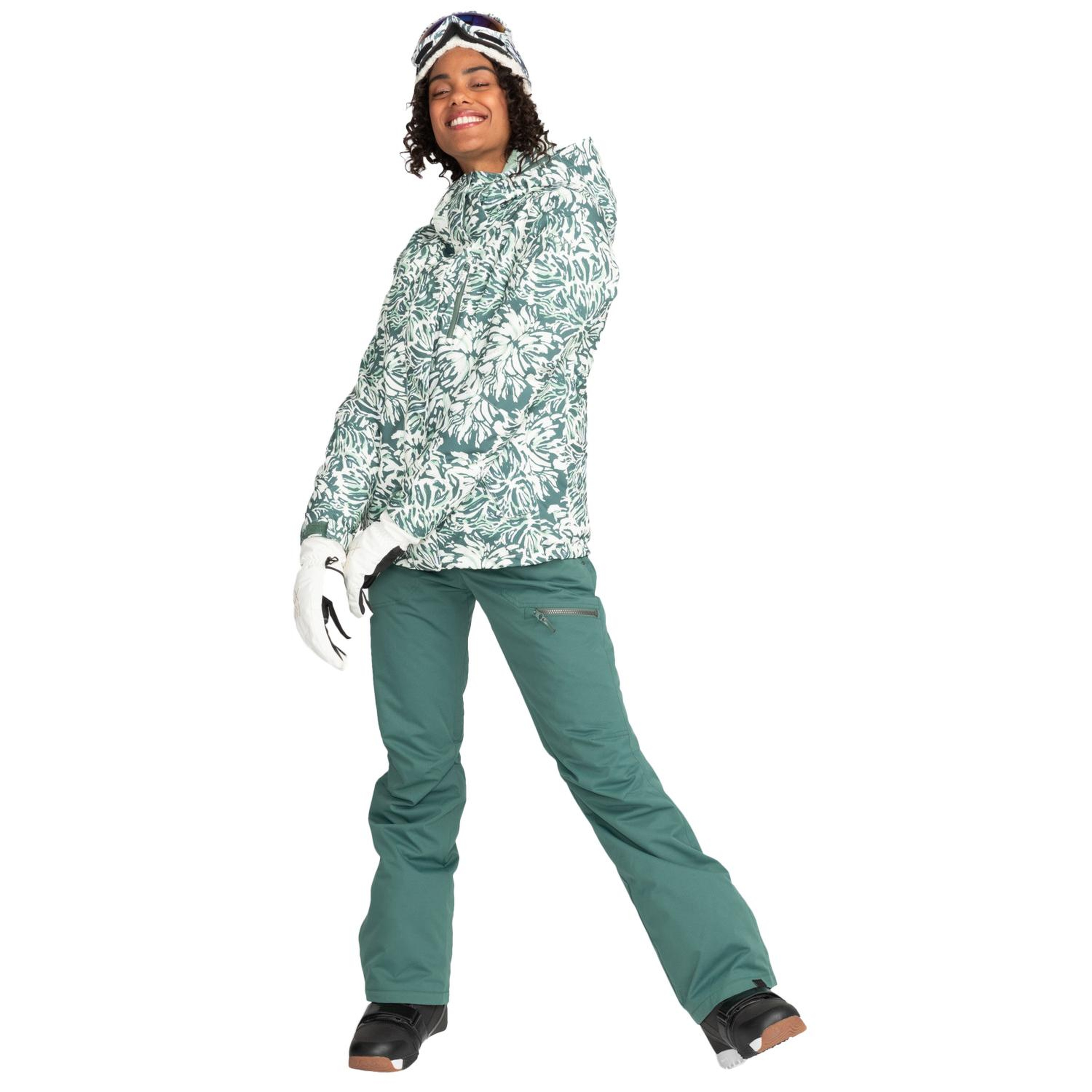 Roxy Nadia Kadın Yeşil Snowboard Pantolonu
