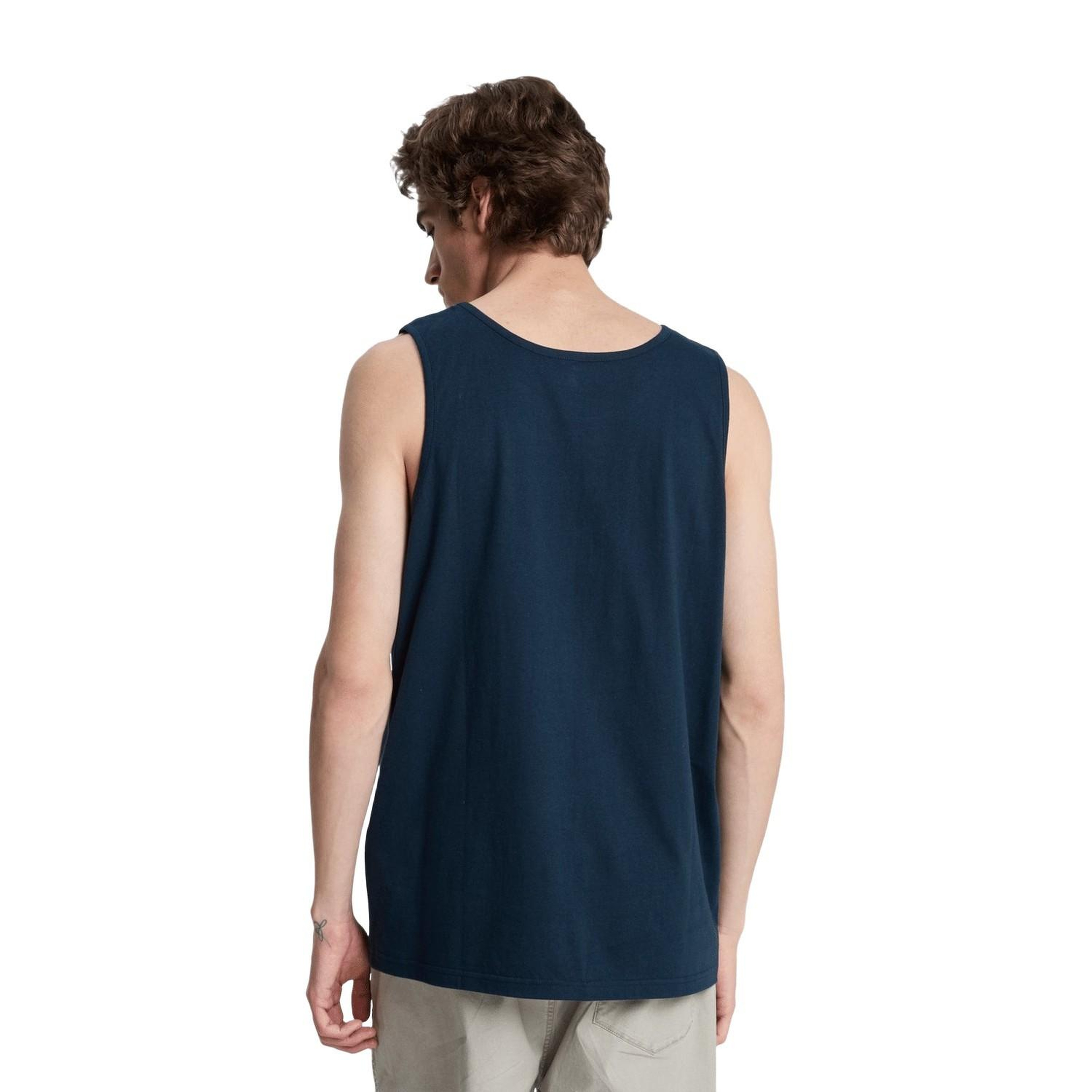 Quiksilver Ev Starting Gri Erkek Mavi Tişört