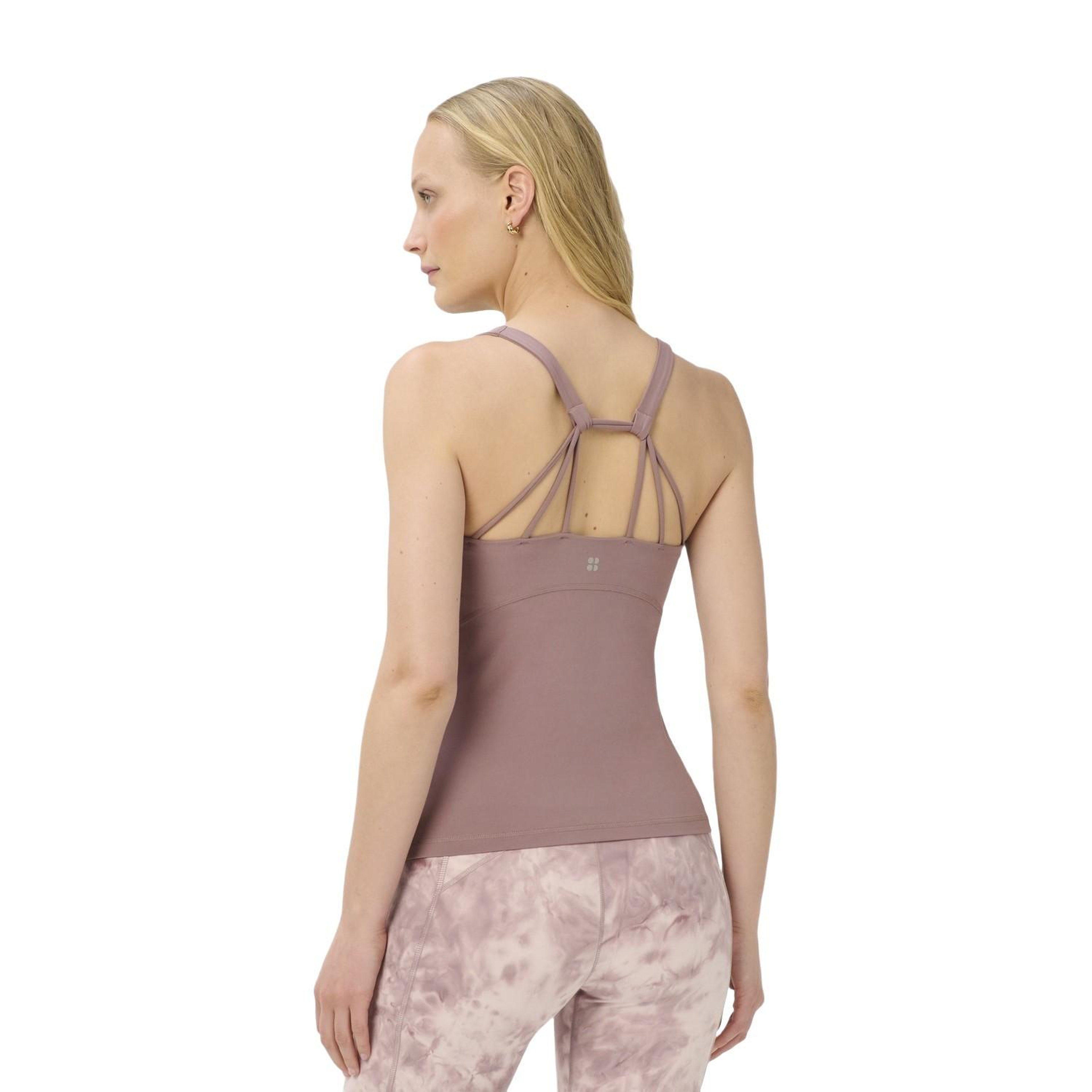 Sweaty Betty Ultimate Studio Strappy Back Kadın Mor Tank Top