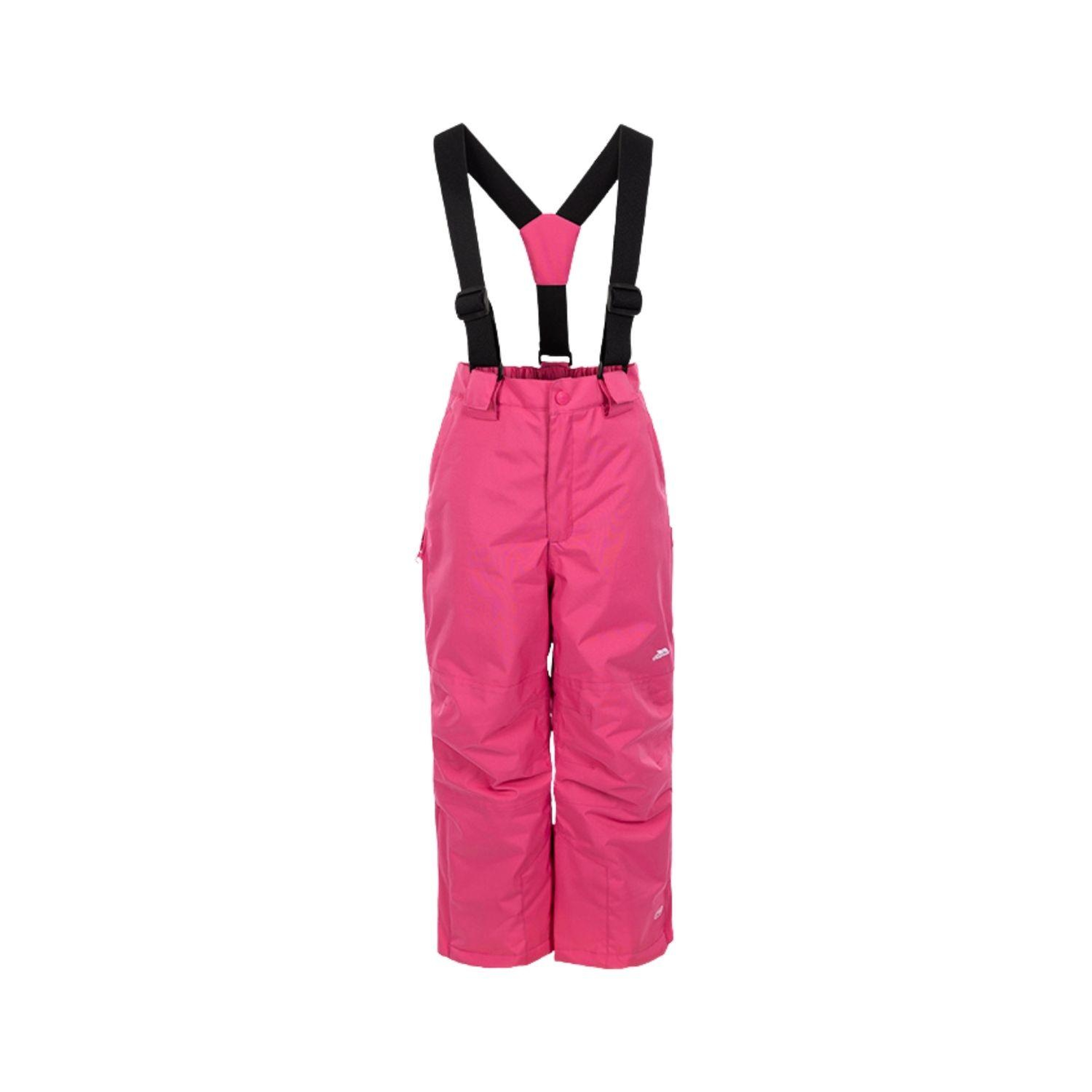 Trespass Rumi - Ski Unisex Çocuk Pembe Kayak Pantolonu