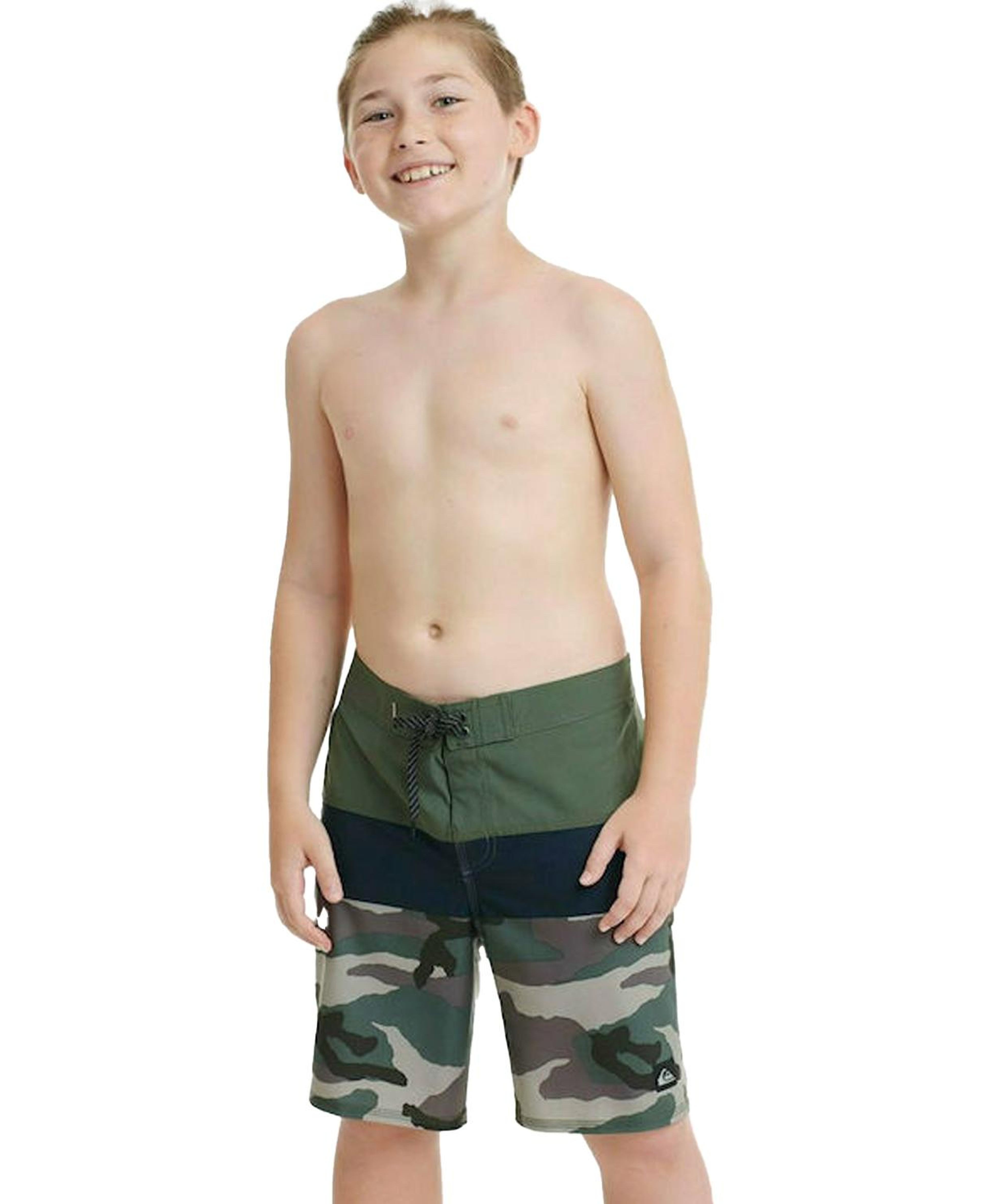 Quiksilver Surfsilk Panel 16 Erkek Çocuk Yeşil Boardshort