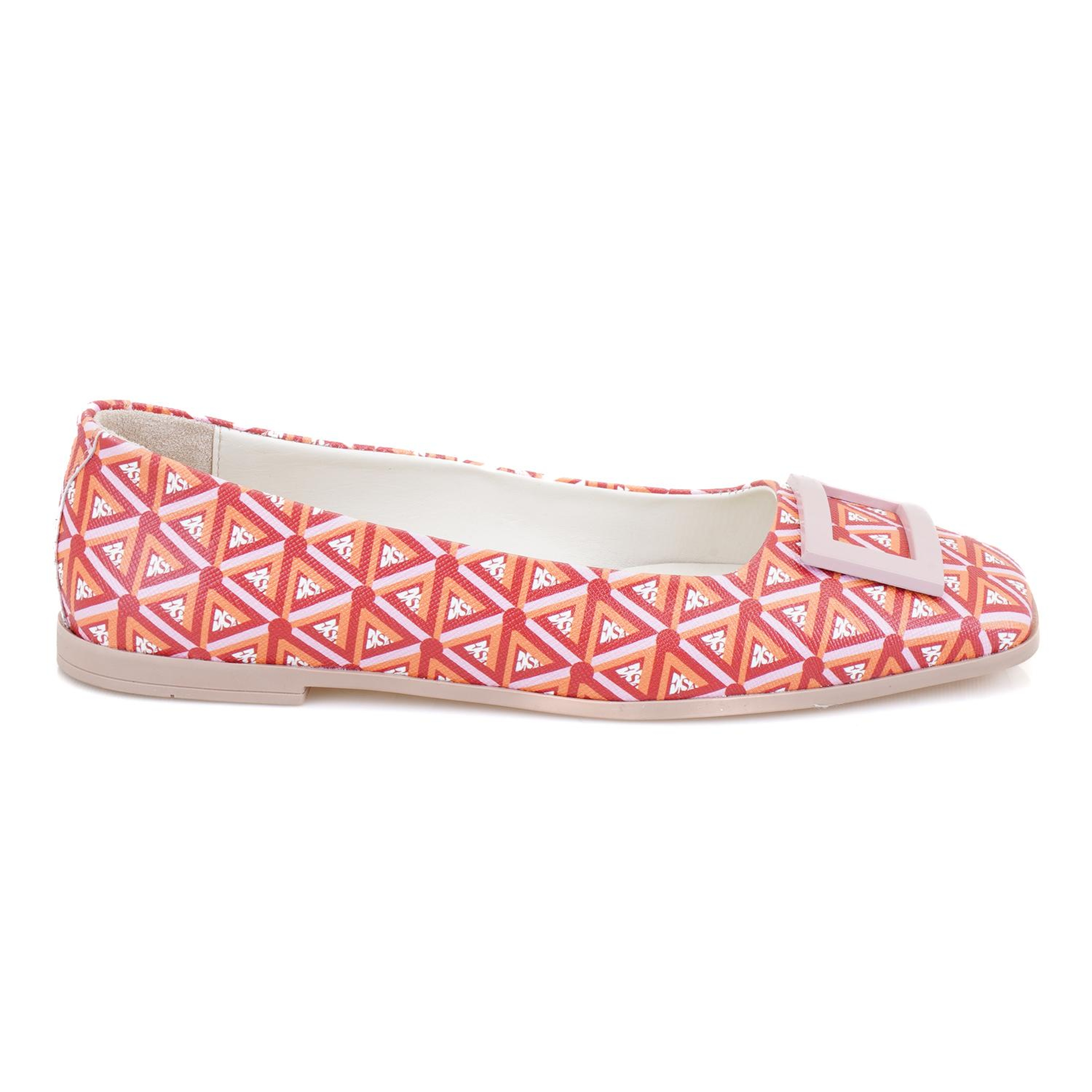 Kadın Kırmızı Monogram Babet