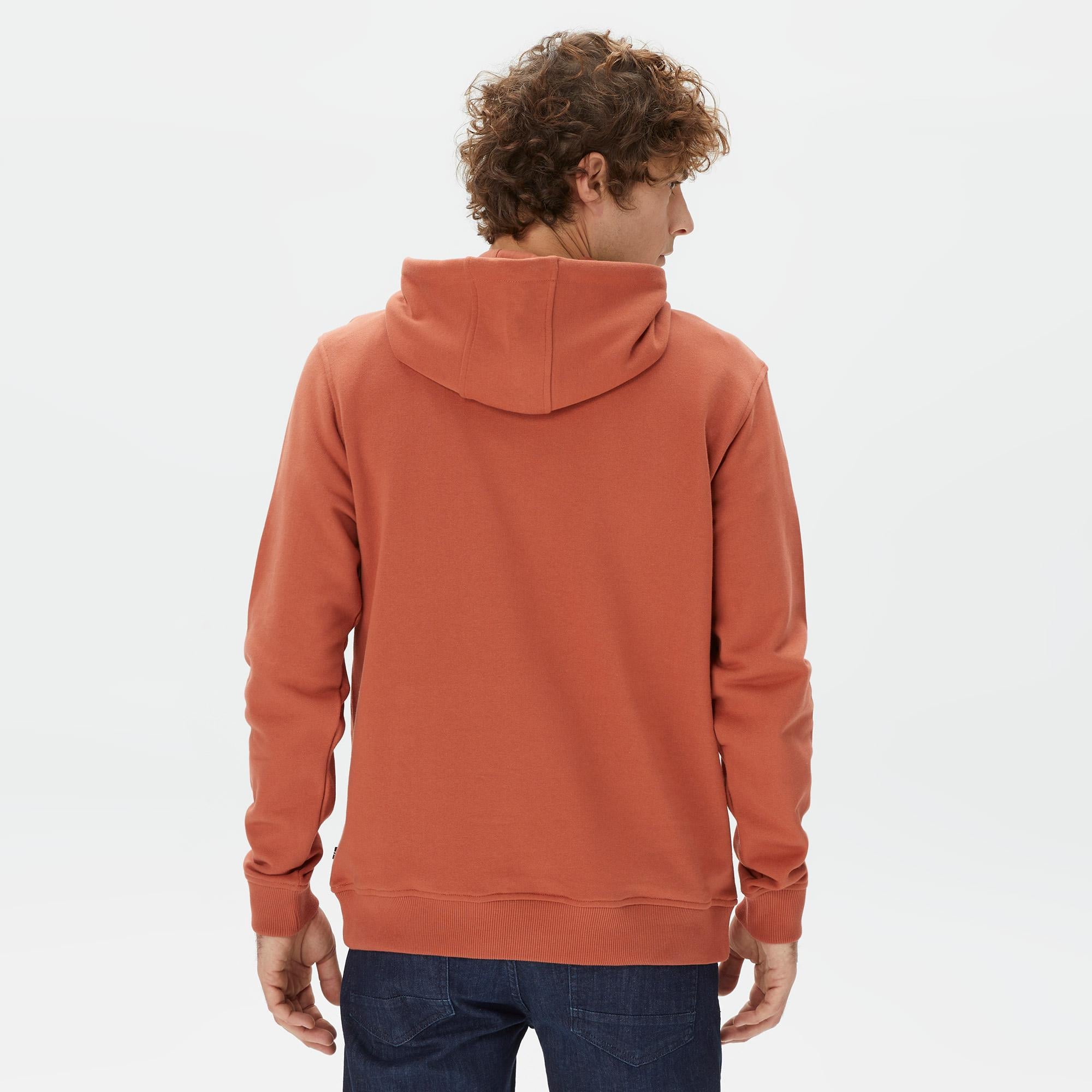 Nautica Erkek Kiremit Standart Fit Sweatshirt