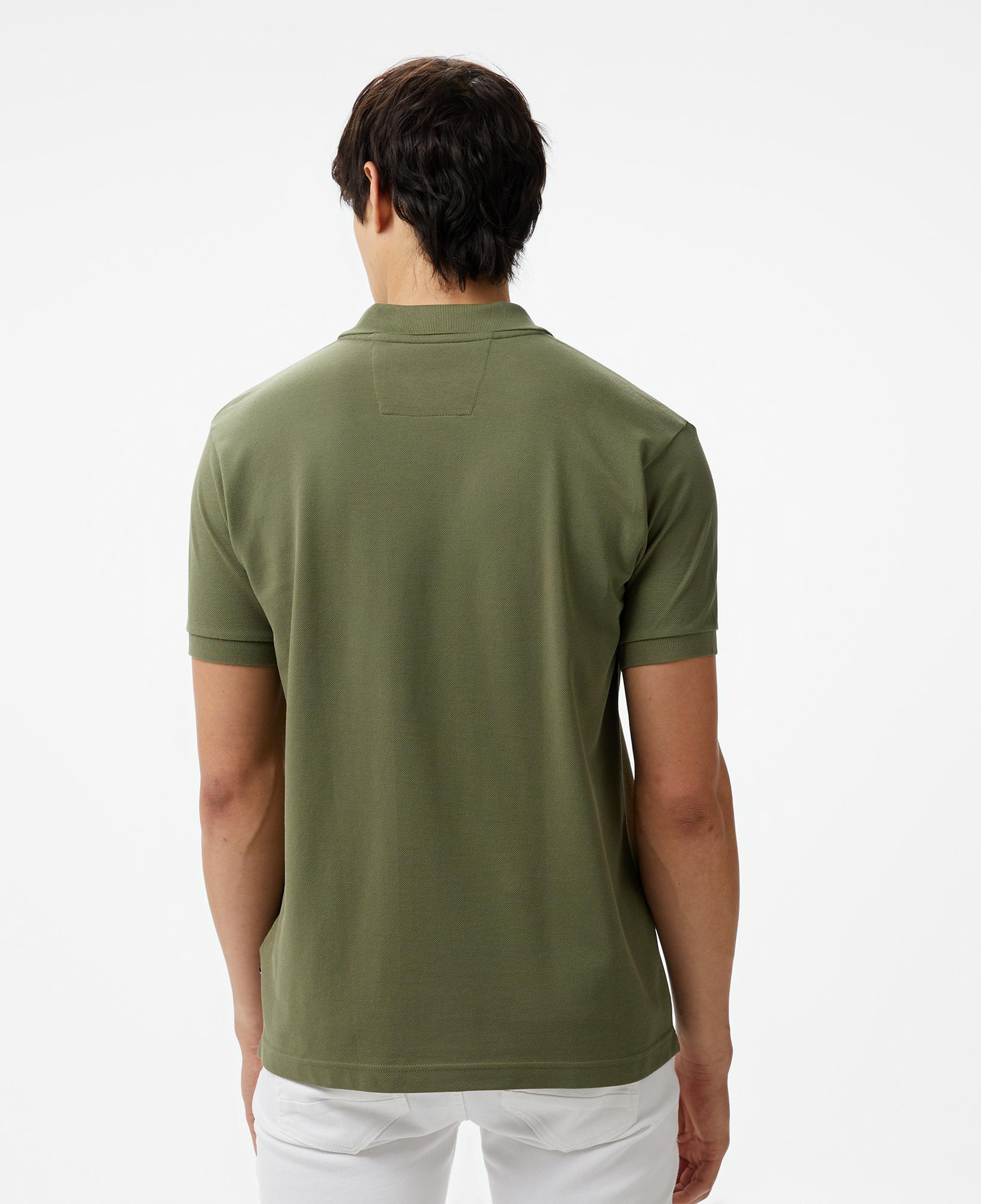 Nautica Erkek Yeşil Classic Fit Kısa Kollu Polo Yaka T-Shirt