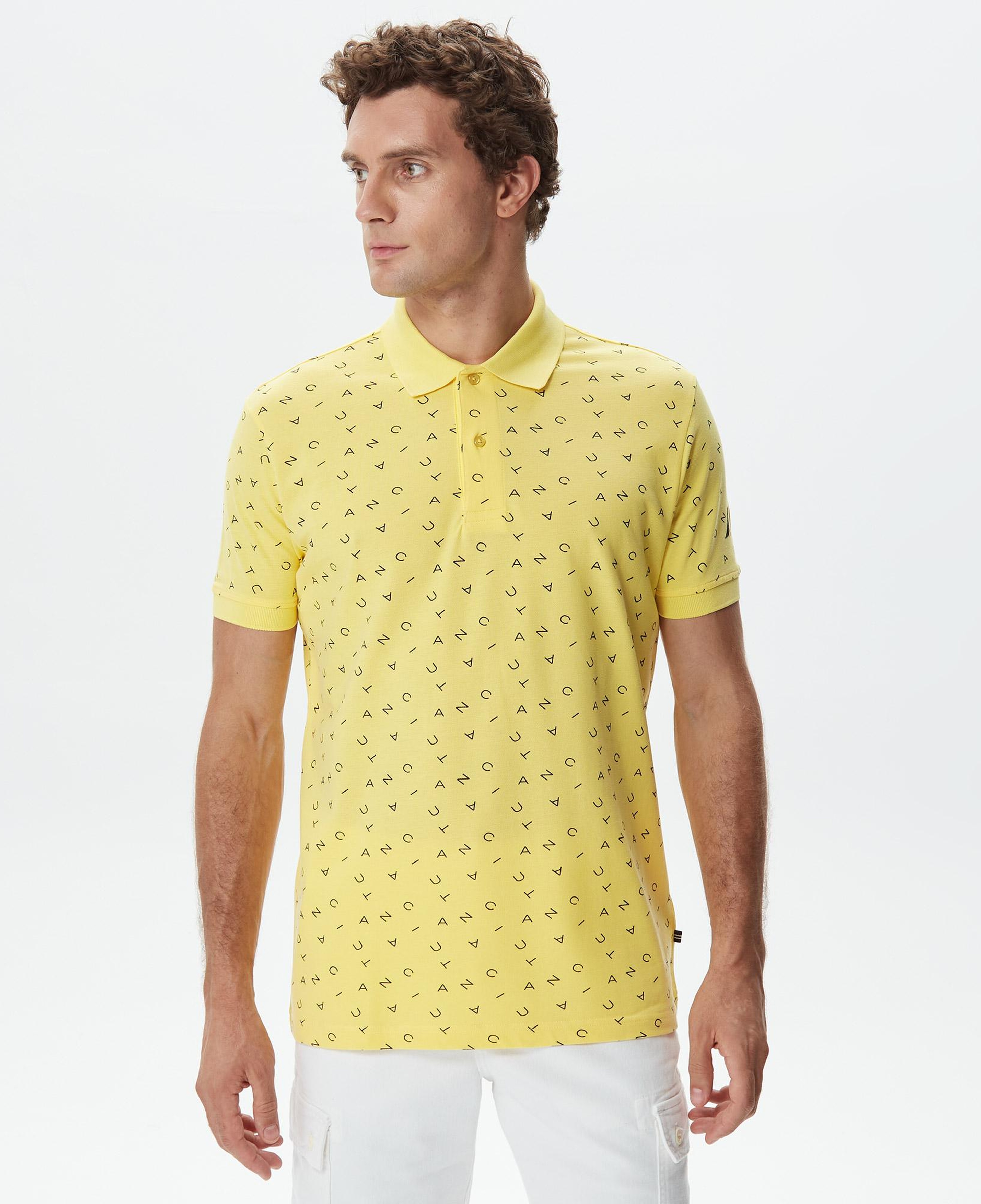 Nautica Erkek Sarı Kısa Kollu Polo Yaka T-Shirt