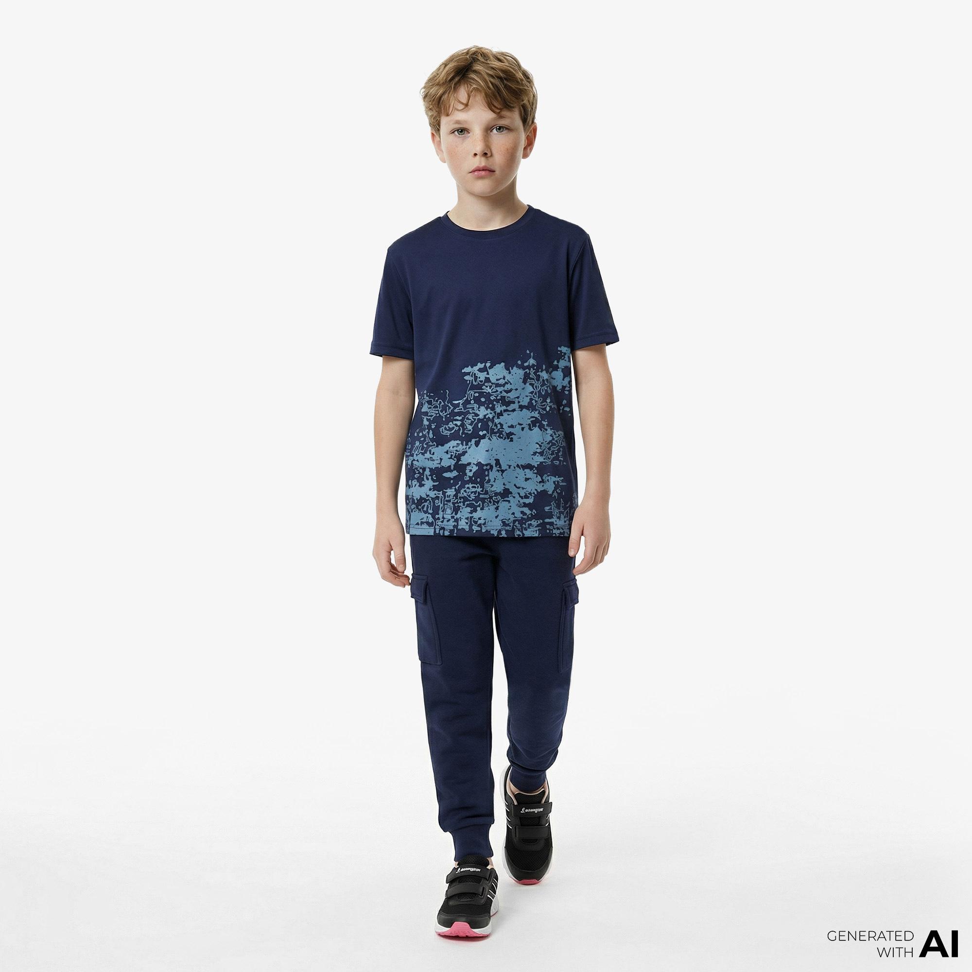 Energetics Derrik Çocuk Lacivert Günlük T-Shirt
